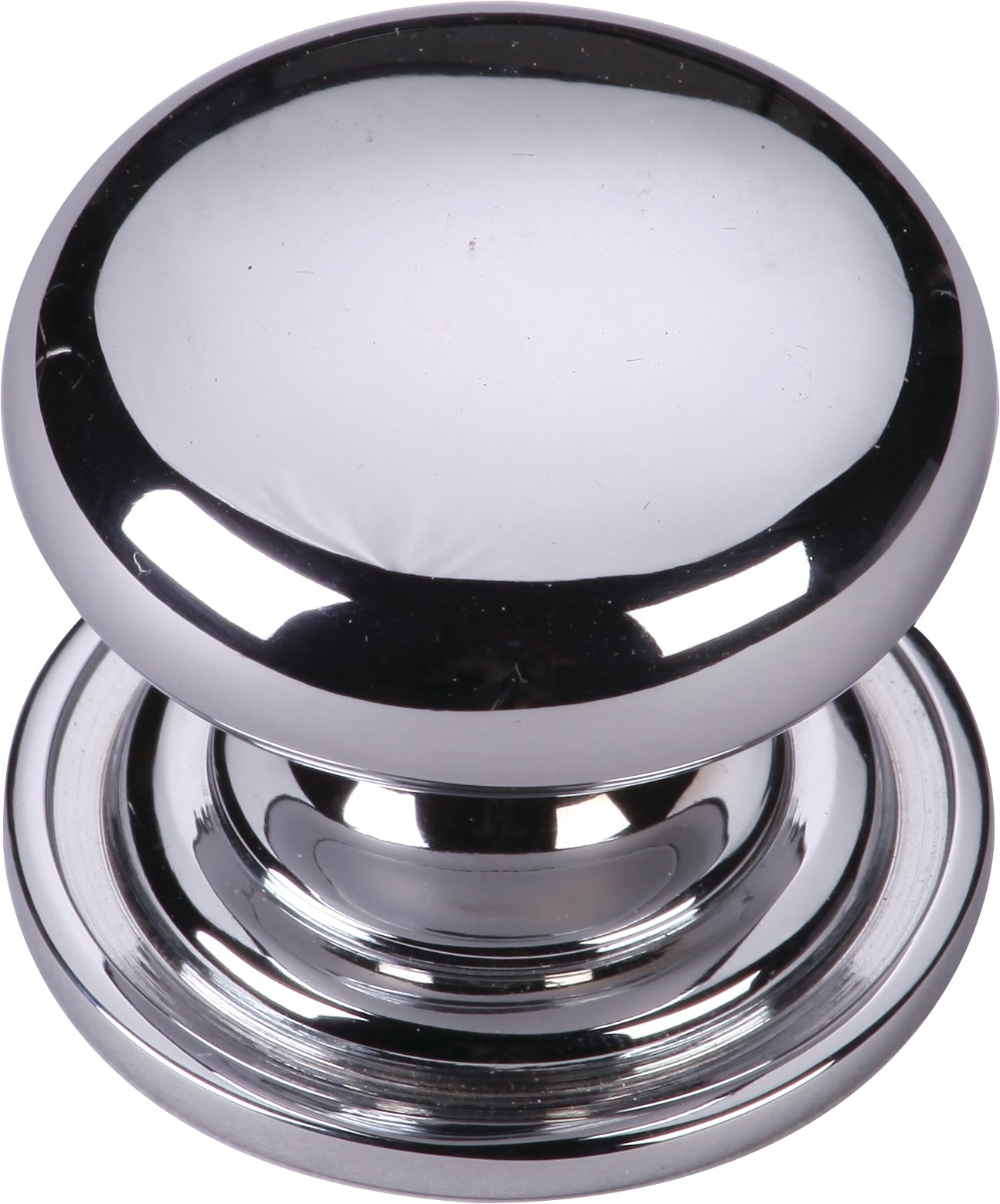 Ashley Norton Round Cabinet Knob on Rose