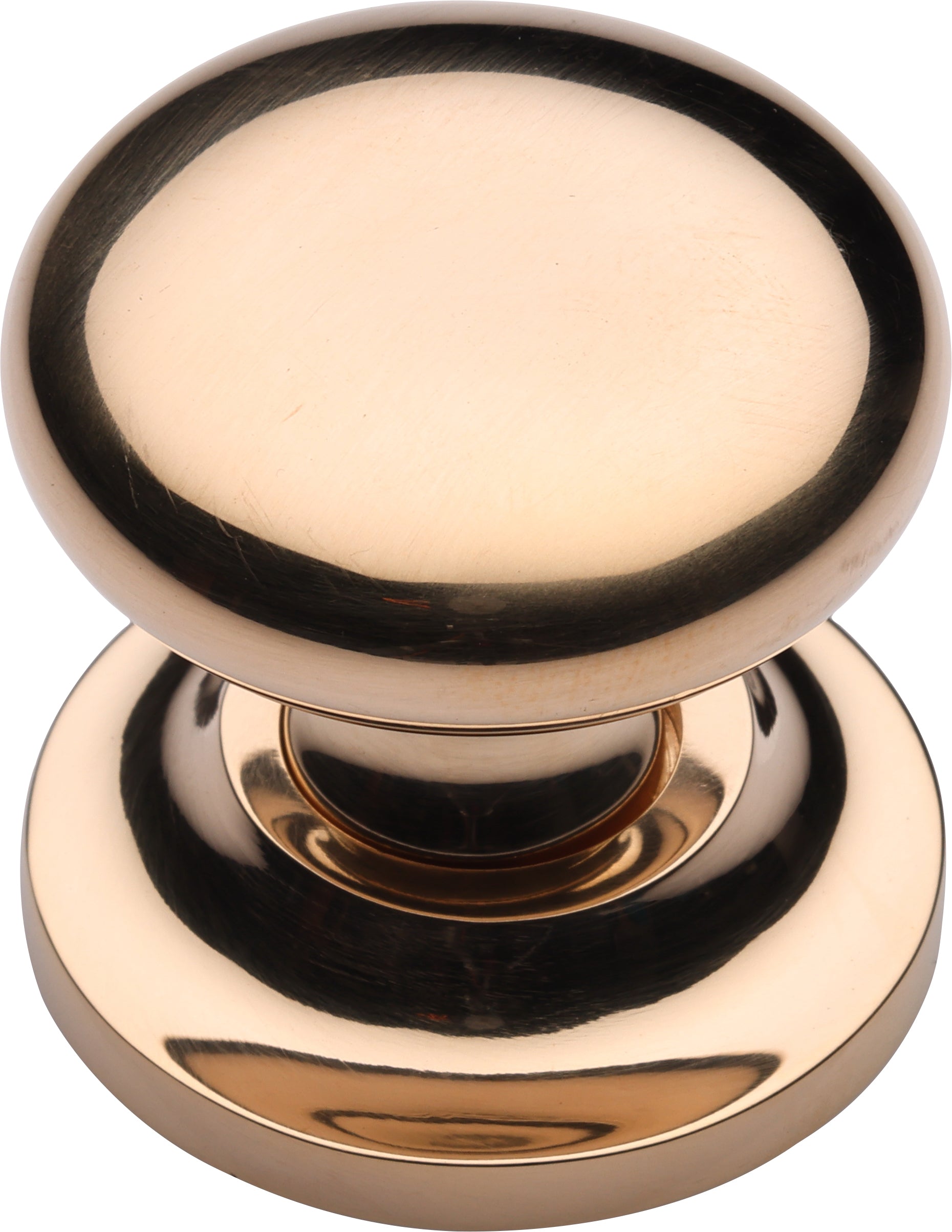 Ashley Norton Round Cabinet Knob on Rose