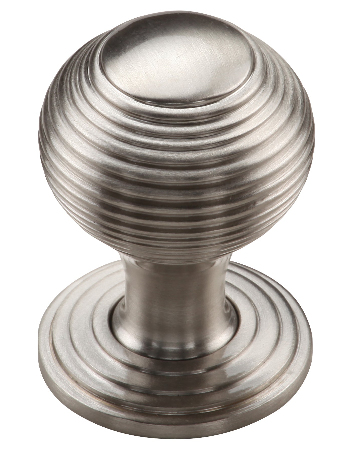 Ashley Norton Reeded Cabinet Knob on Rose