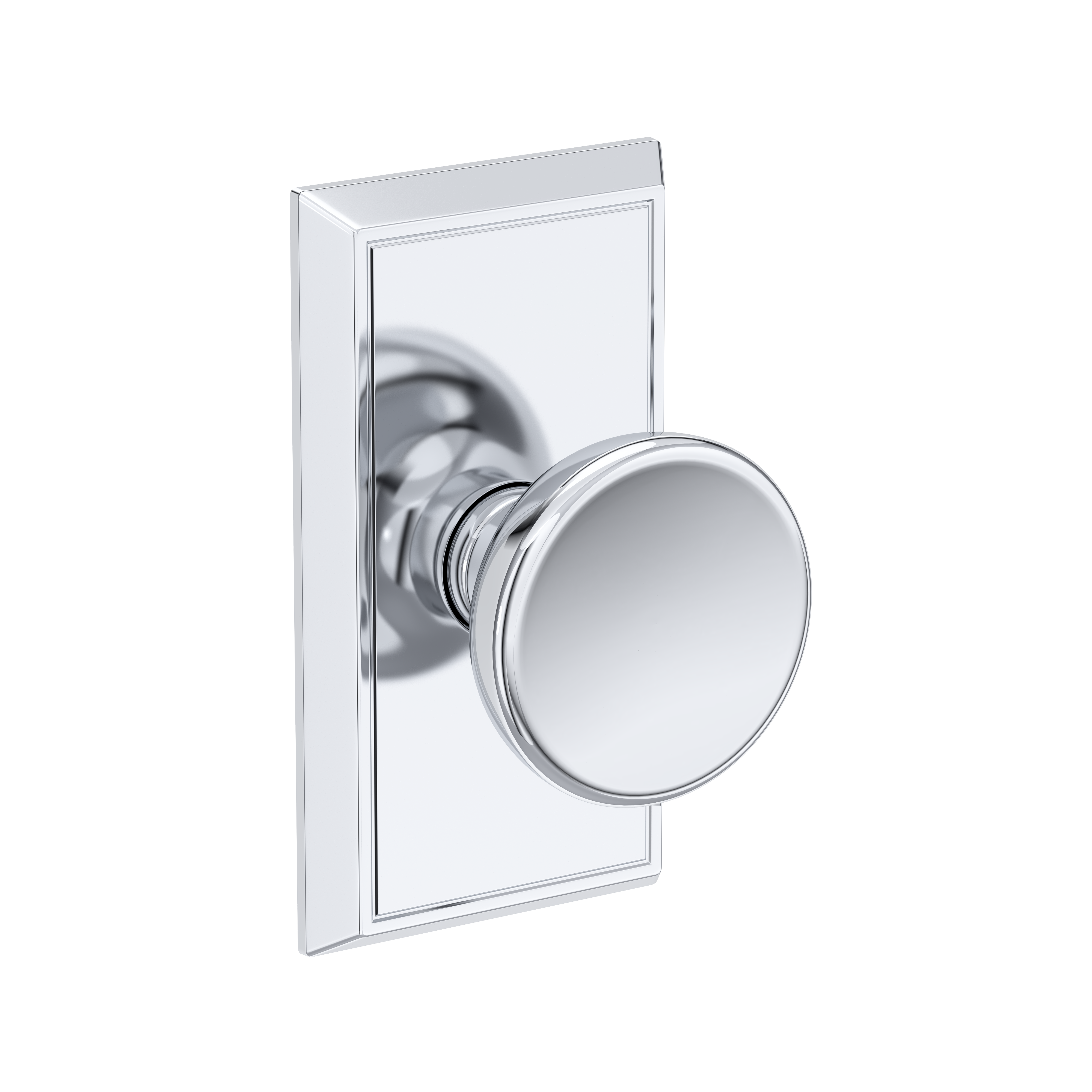 Baldwin Solvang Knob Set with Chamfered 5" Rose