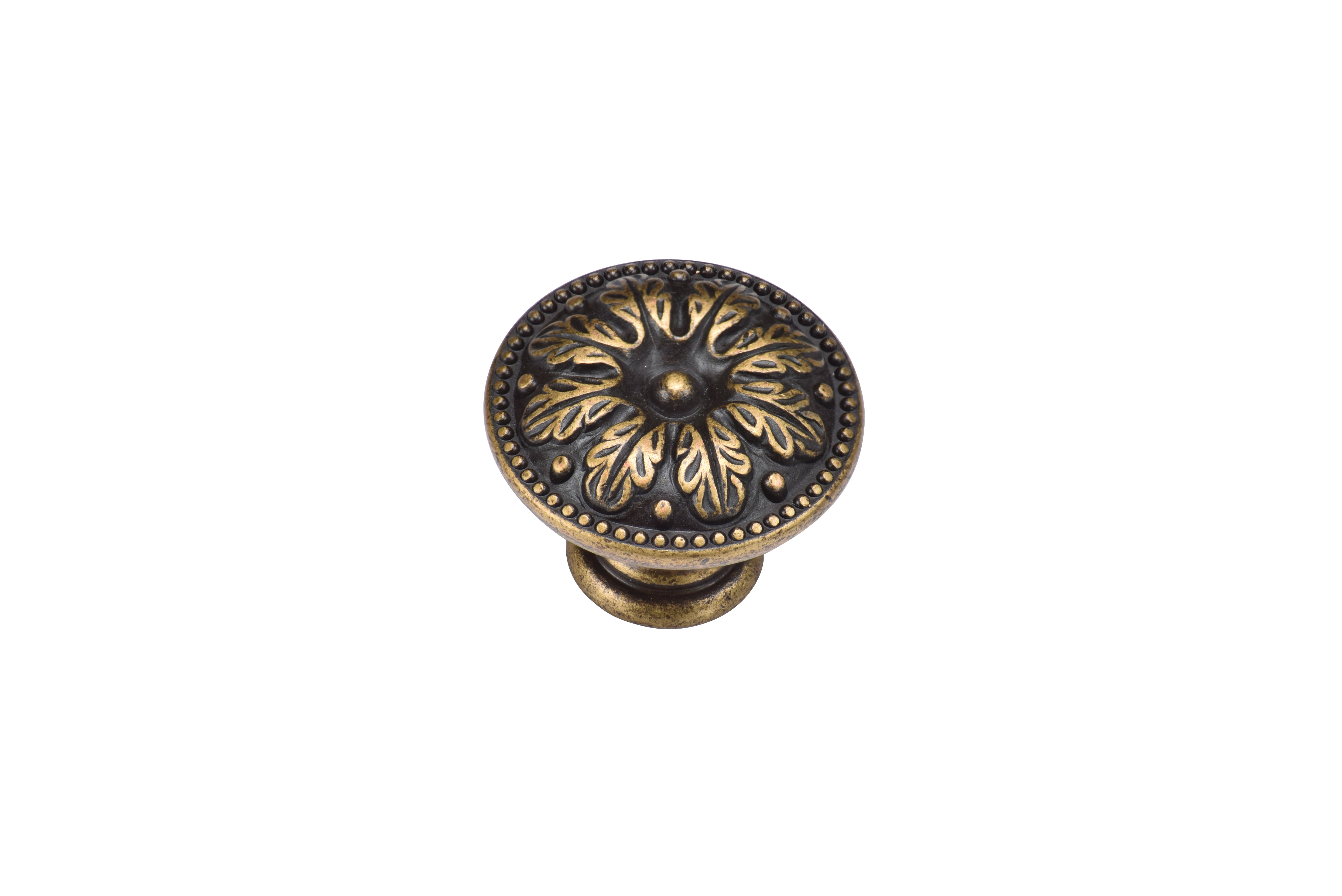 Manzoni Floral Round Cabinet Knob