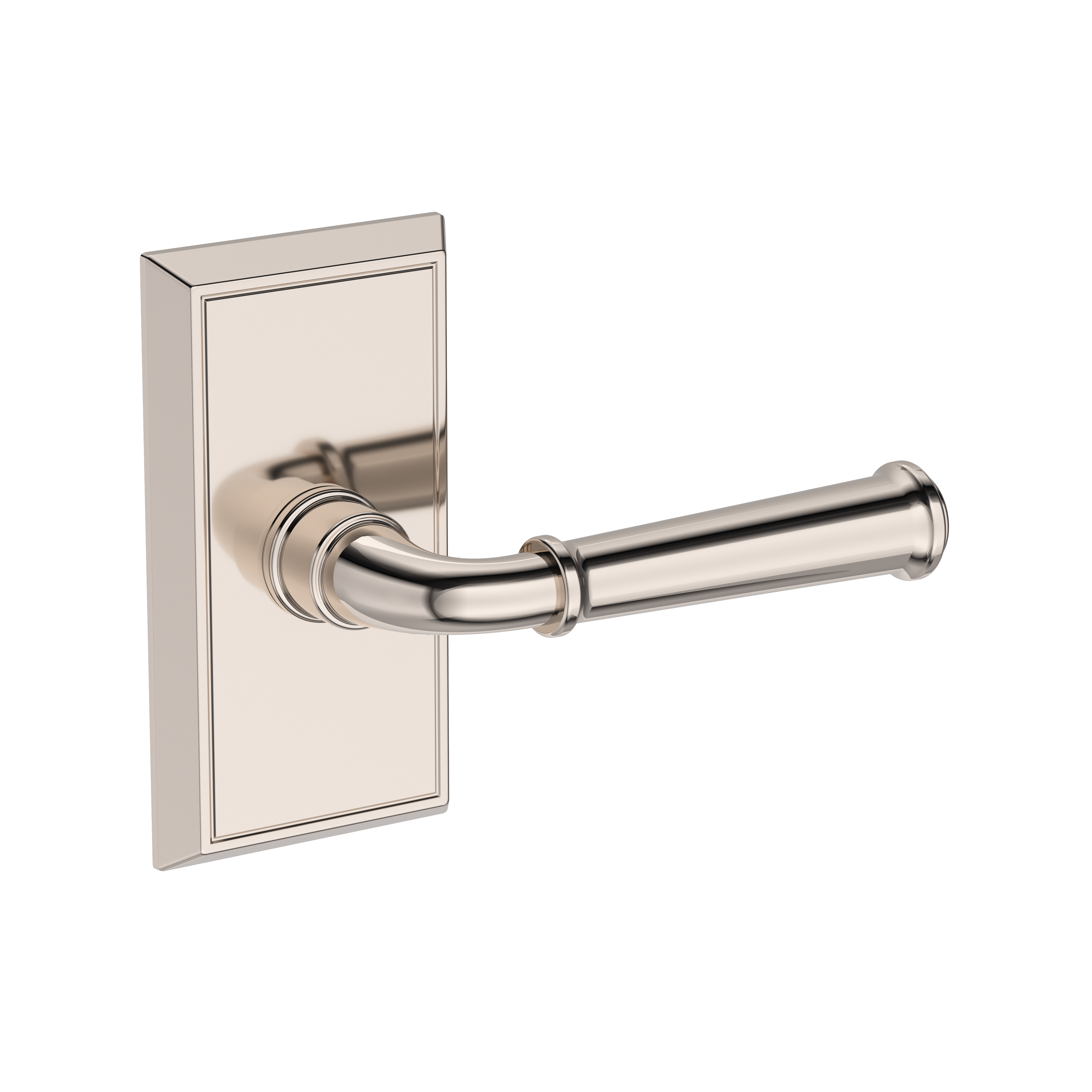 Baldwin Dunsmoor Lever Set with Chamfered 5" Rose