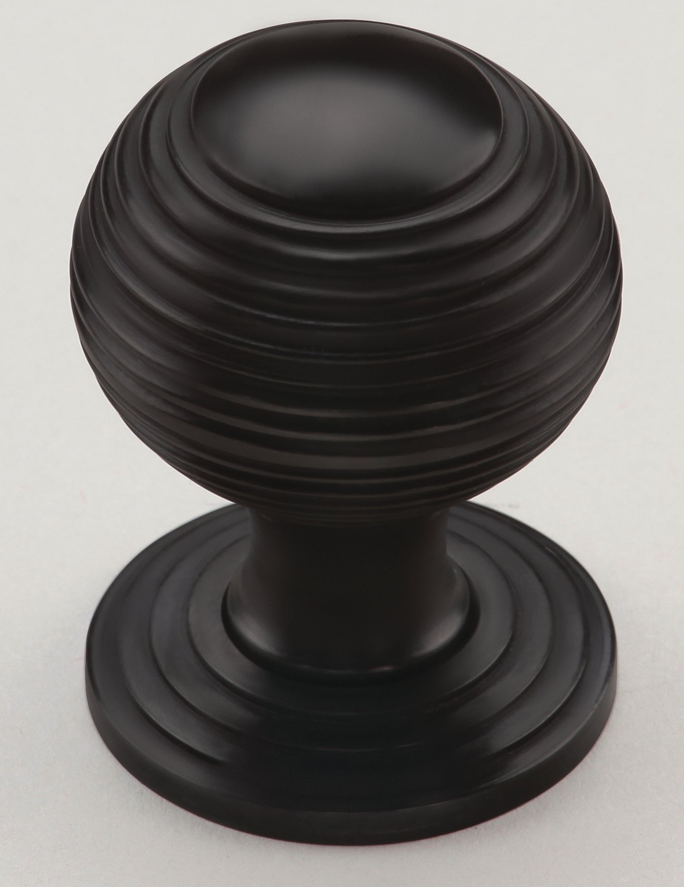 Ashley Norton Reeded Cabinet Knob on Rose