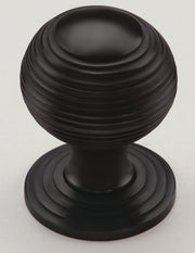 Ashley Norton Reeded Cabinet Knob on Rose