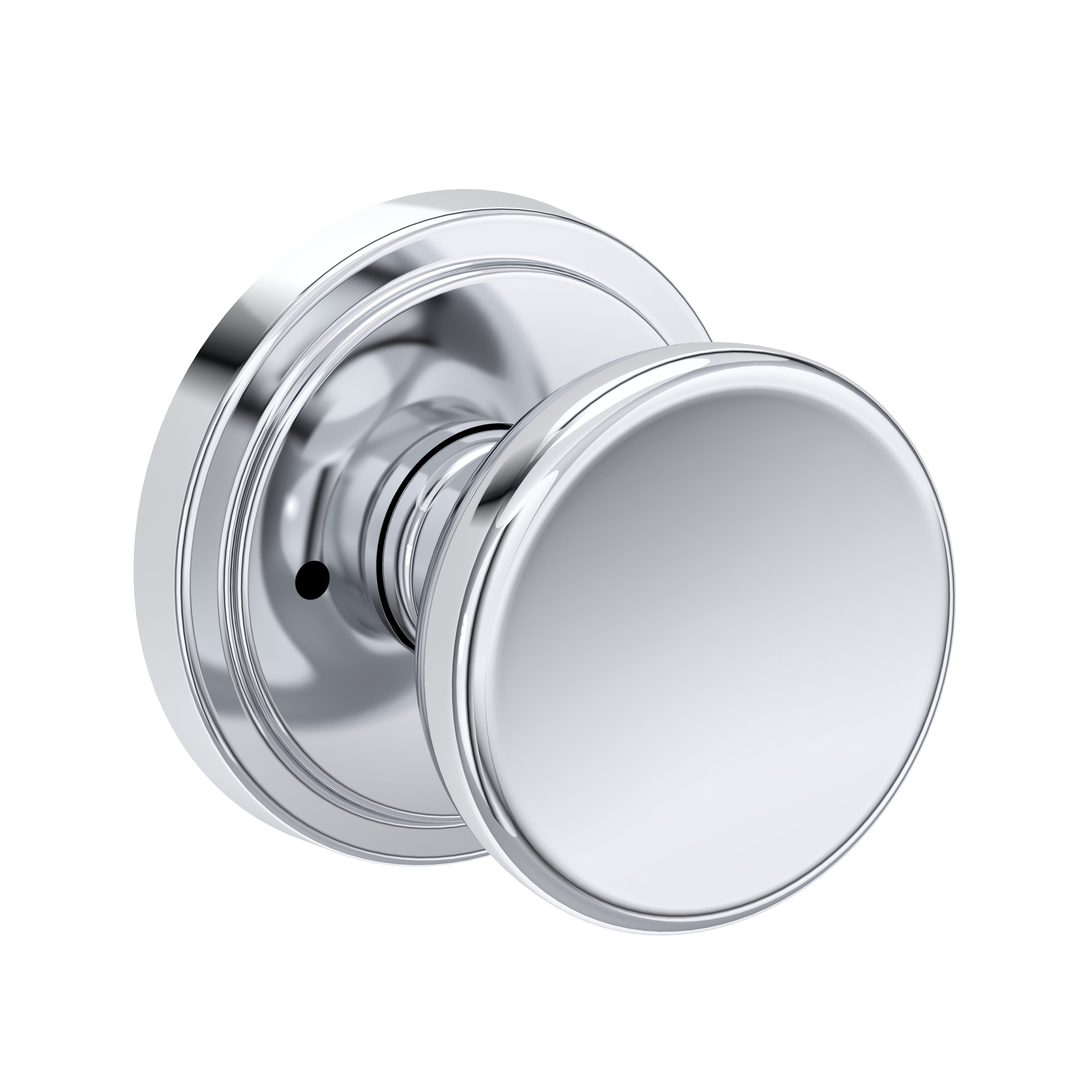 Baldwin Solvang Knob Set with Stepped Round Rose