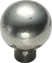Manzoni Globe (Ball) Pewter Cabinet Knob