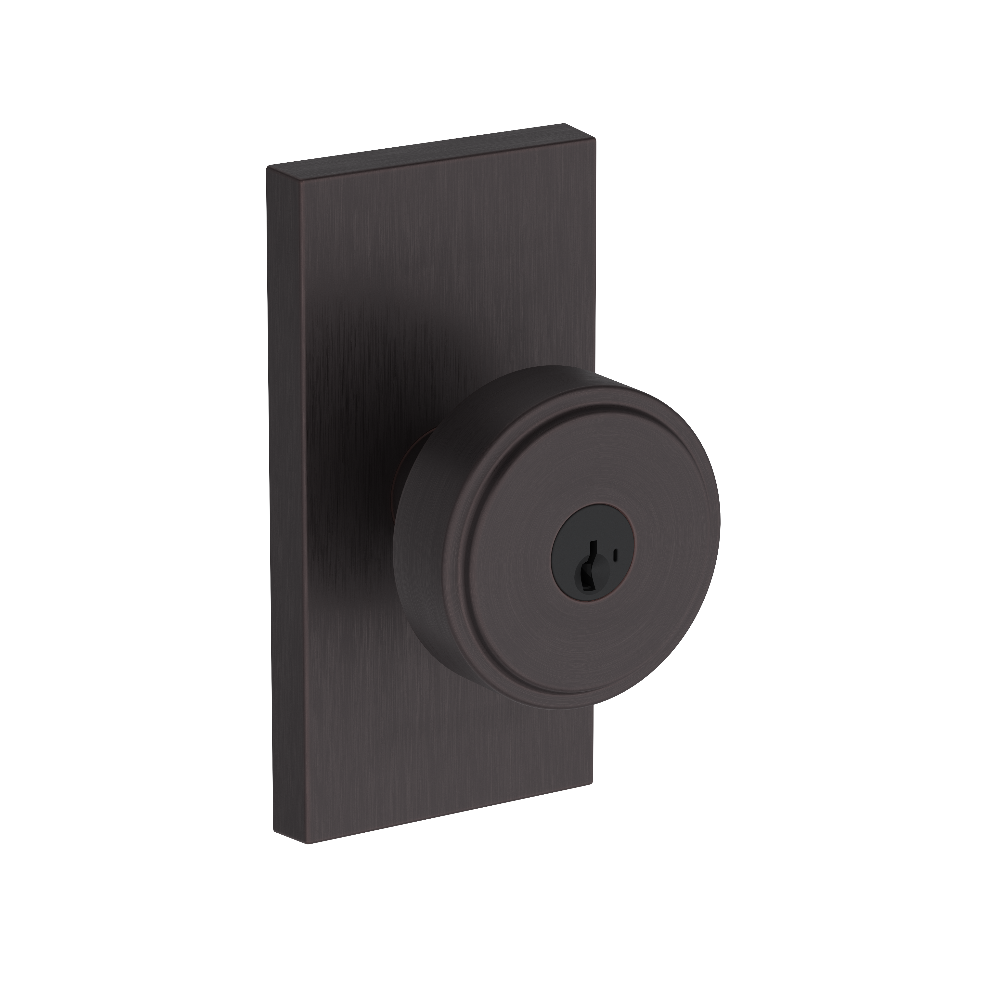 Baldwin Vashon Knob Set with Contemporary 5" Rose