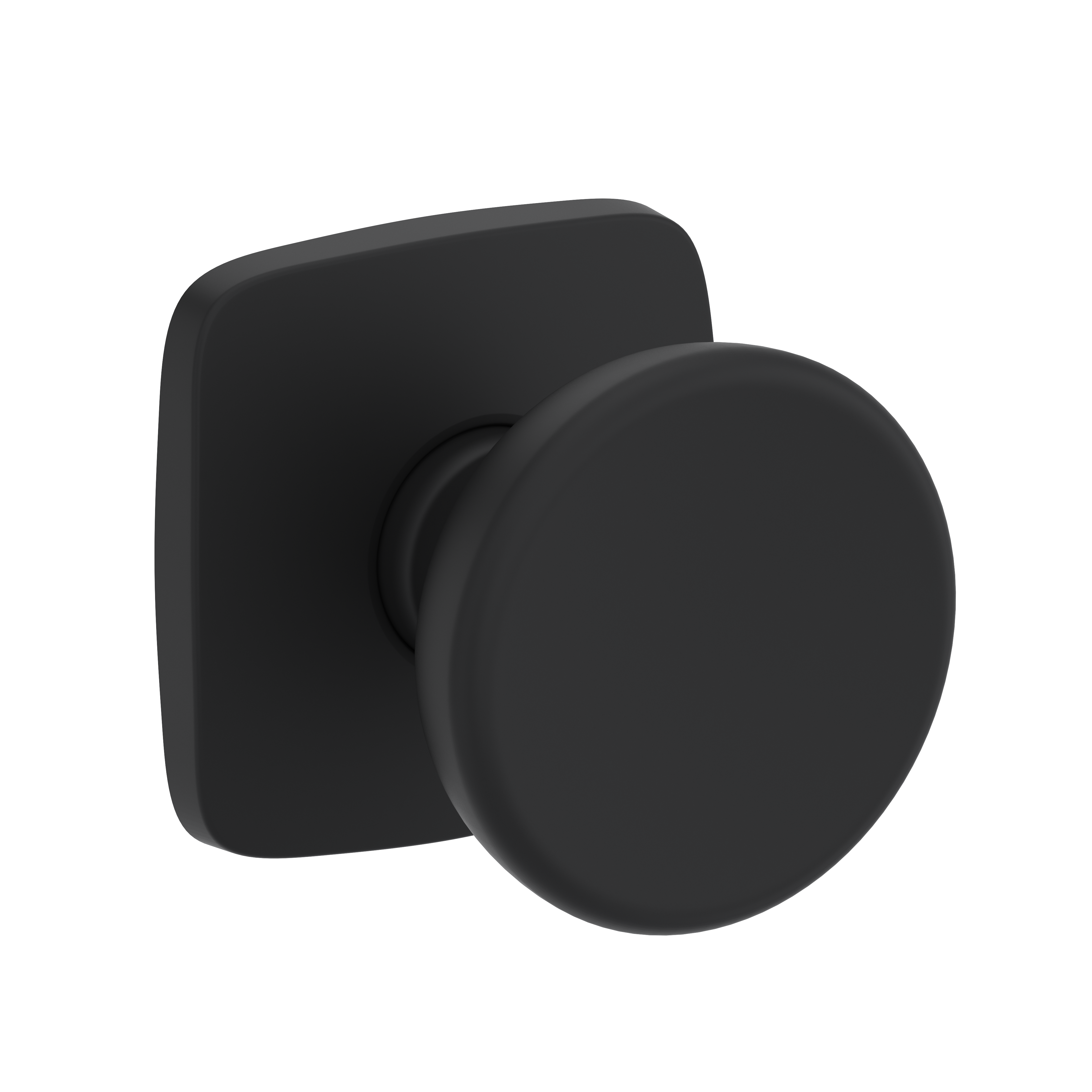 Baldwin Solvang Knob Set with Soft Square Rose