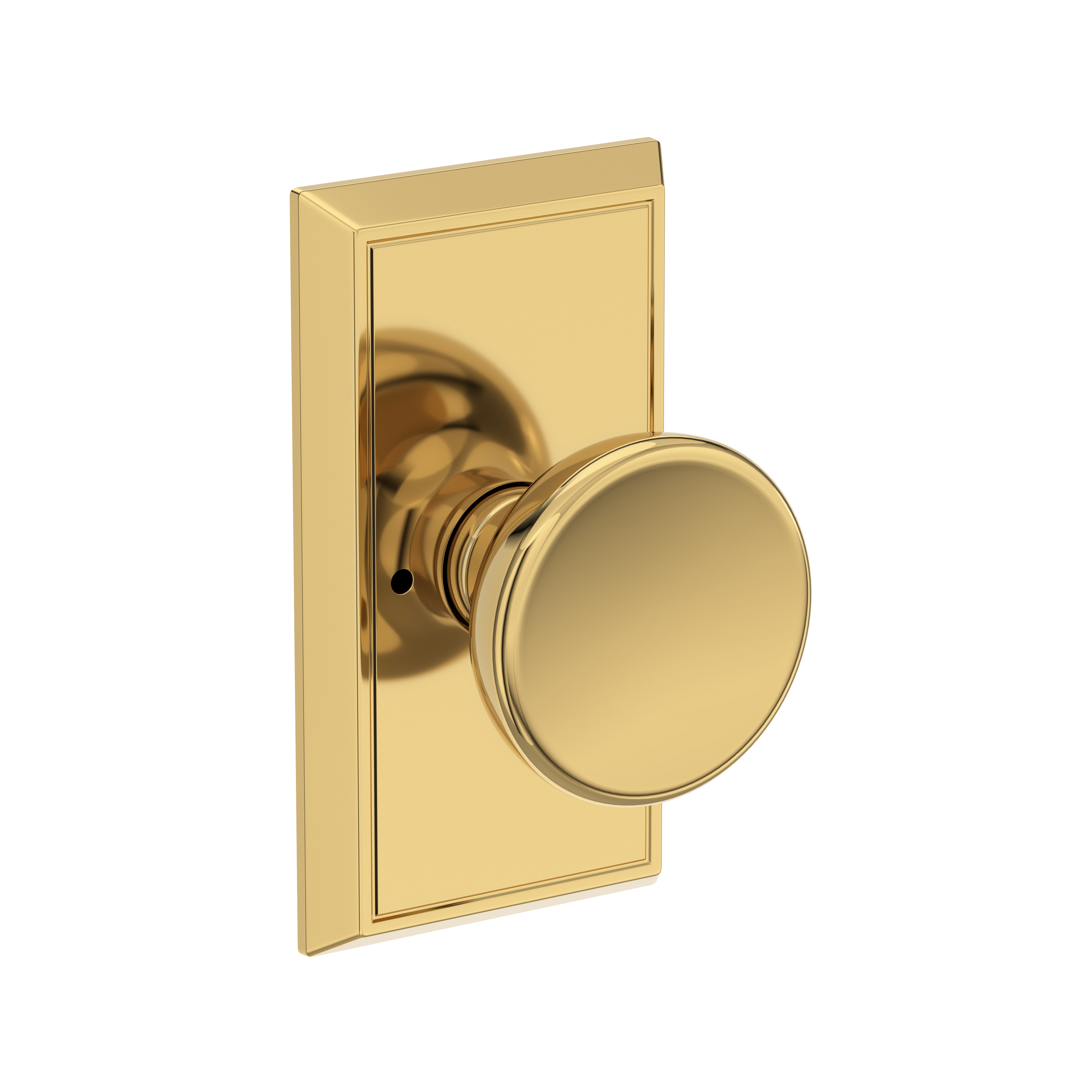 Baldwin Solvang Knob Set with Chamfered 5" Rose