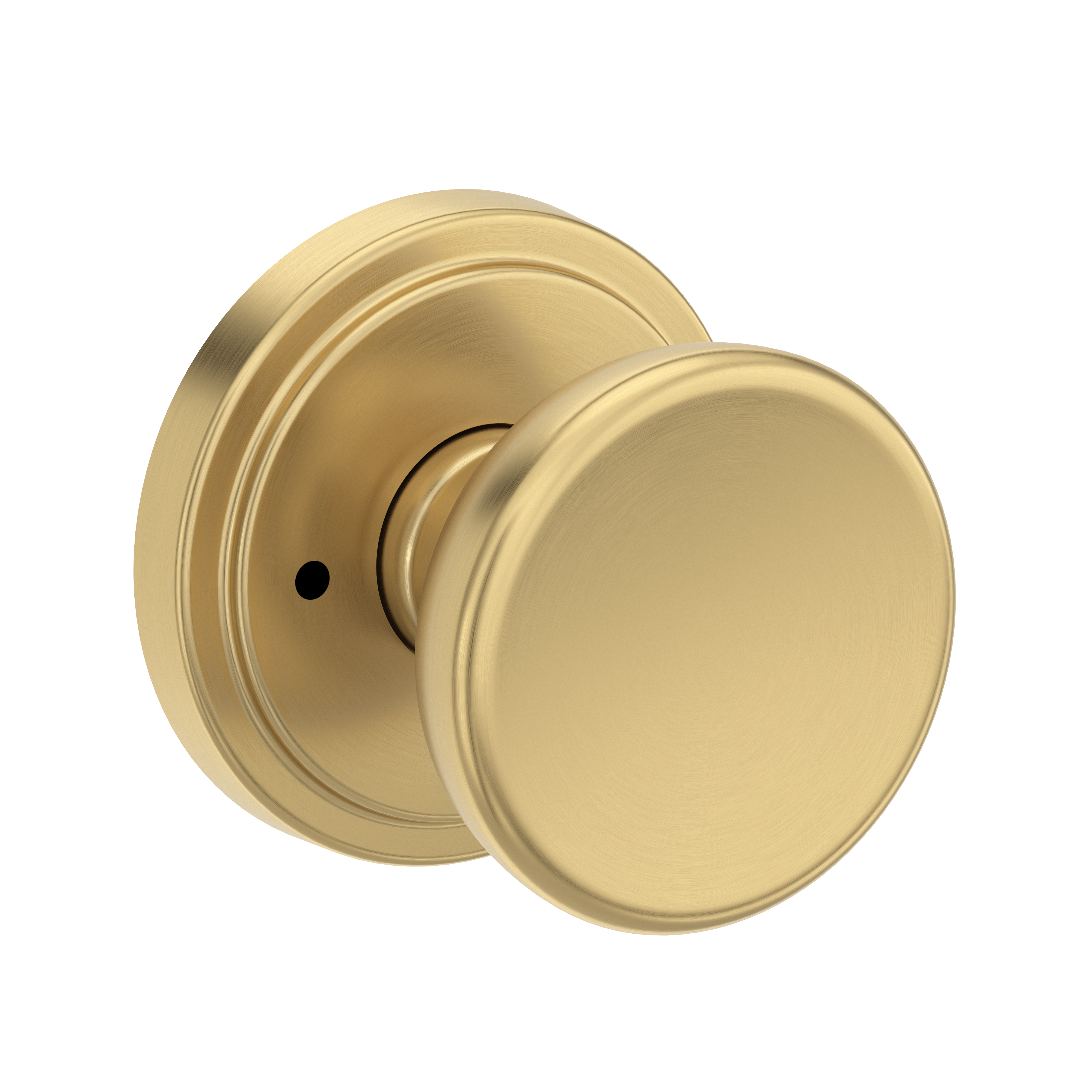 Baldwin Solvang Knob Set with Stepped Round Rose