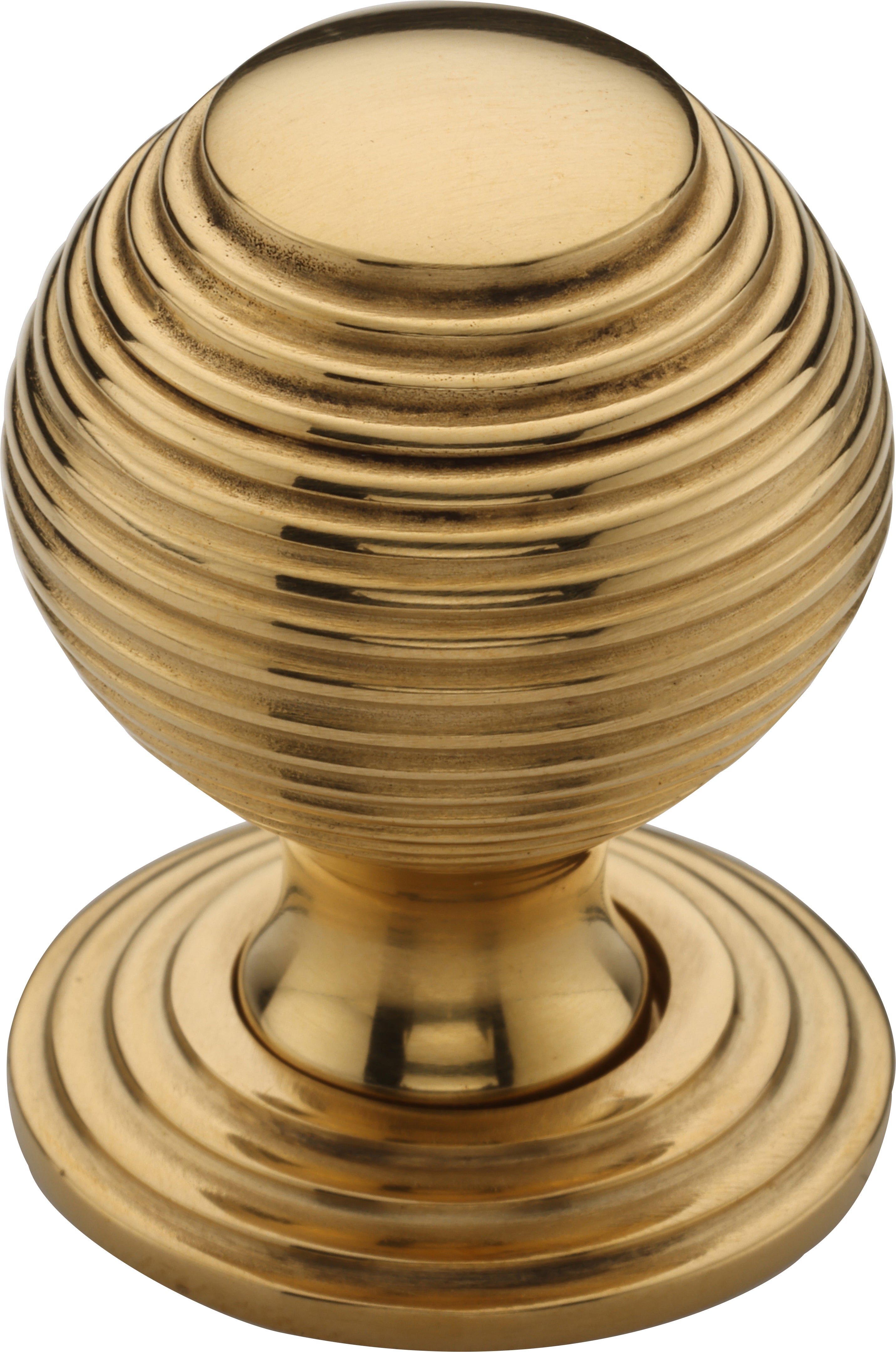 Ashley Norton Reeded Cabinet Knob on Rose