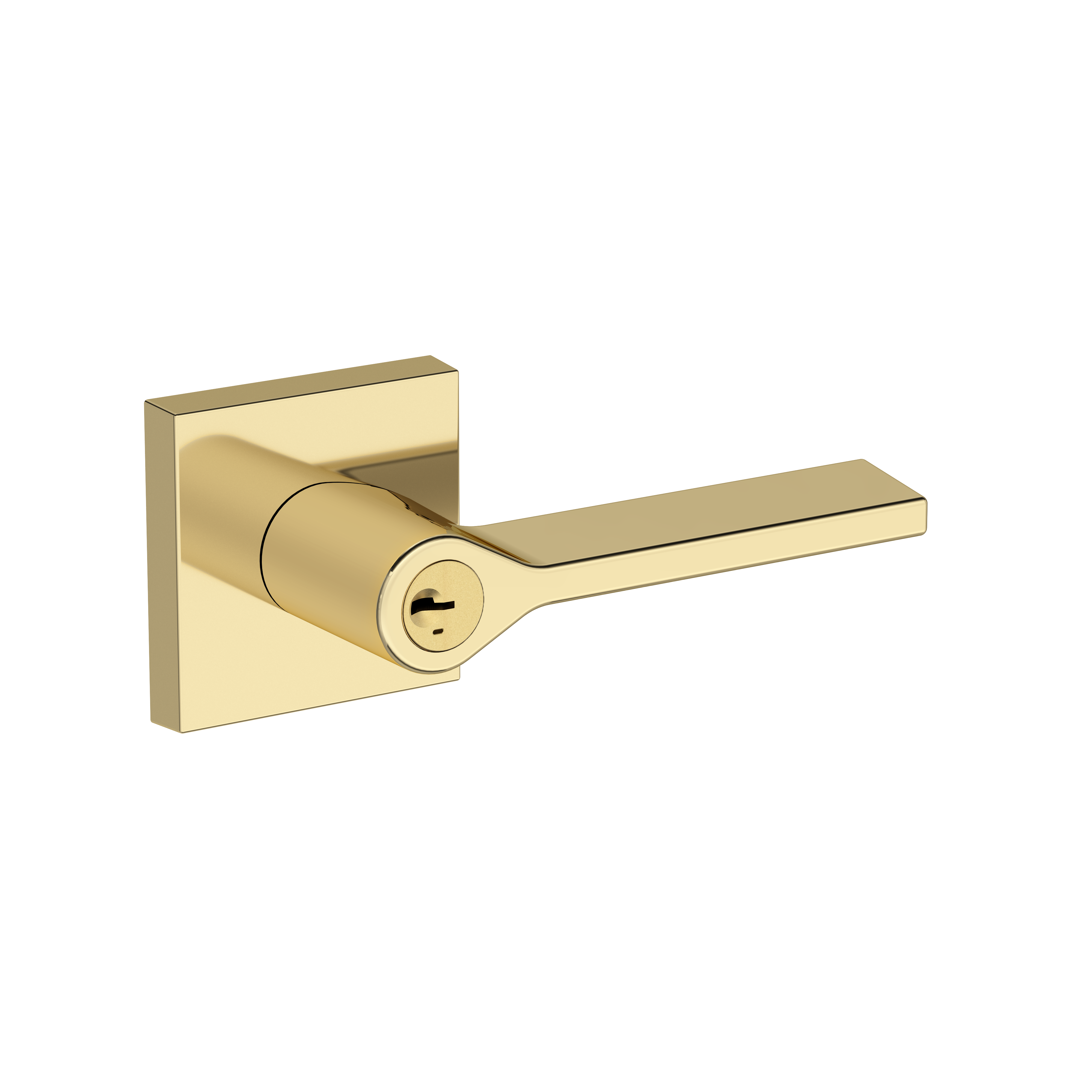 Baldwin Anaheim Hills Lever Set with Contemporary Square Rose