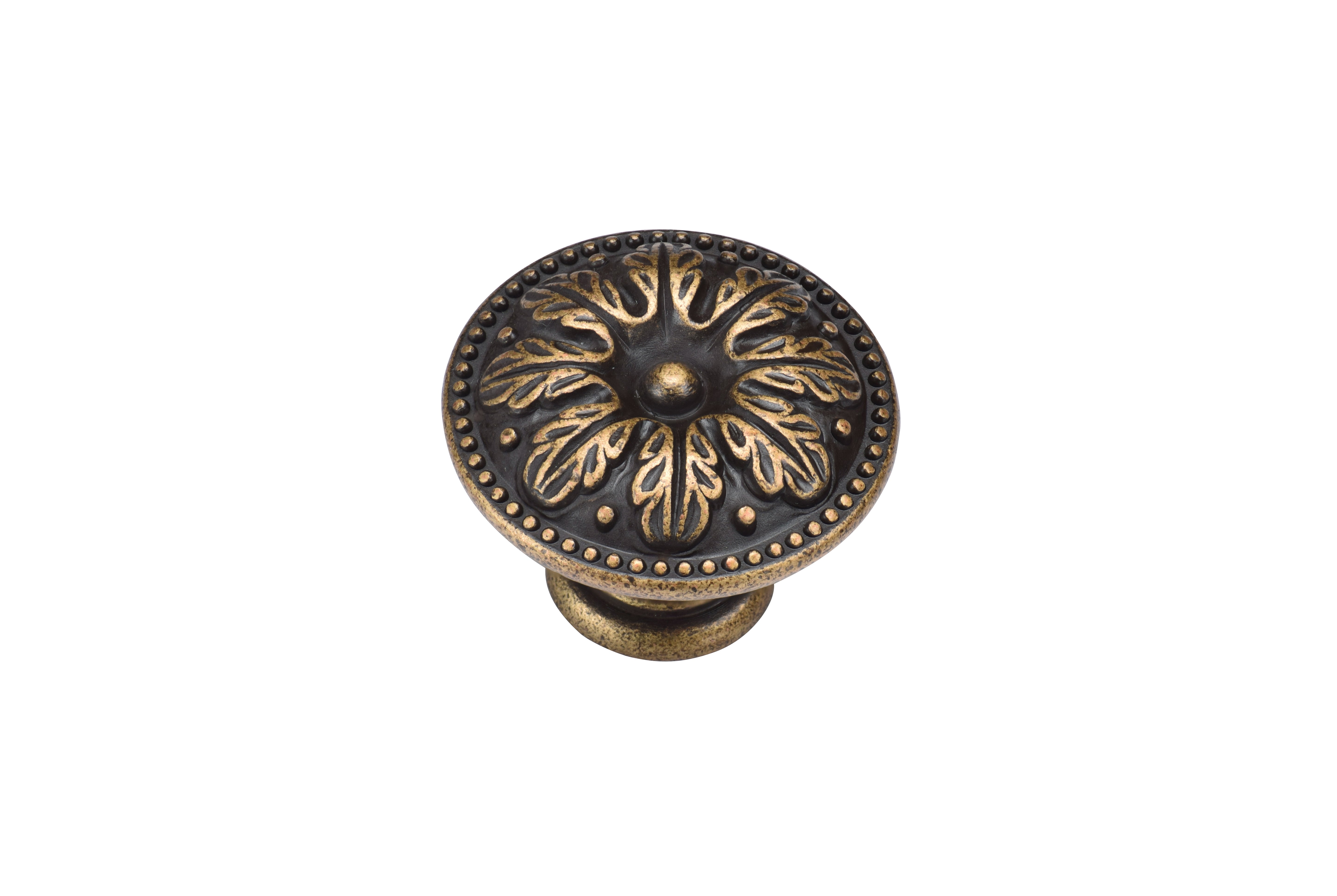 Manzoni Floral Round Cabinet Knob