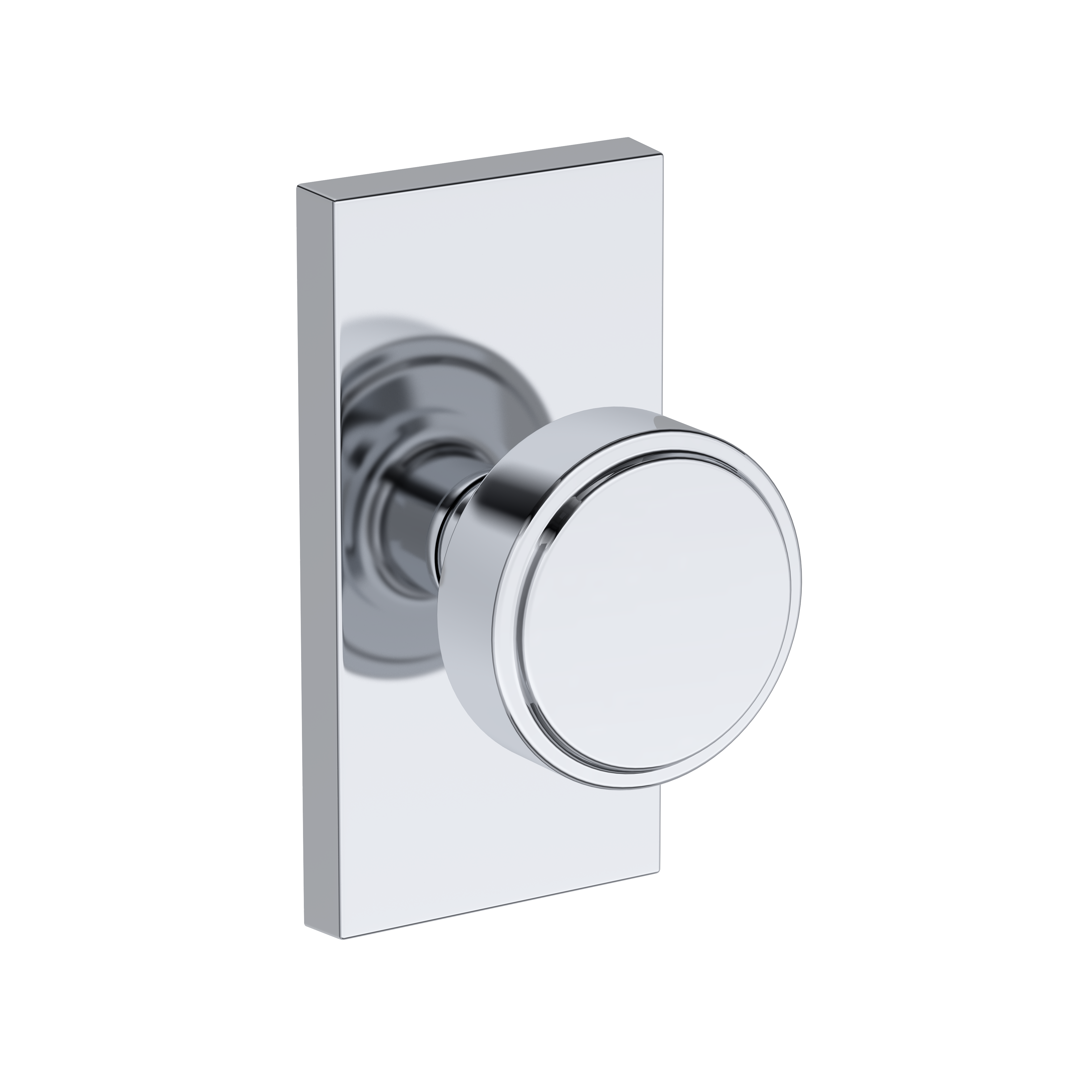 Baldwin Vashon Knob Set with Contemporary 5" Rose