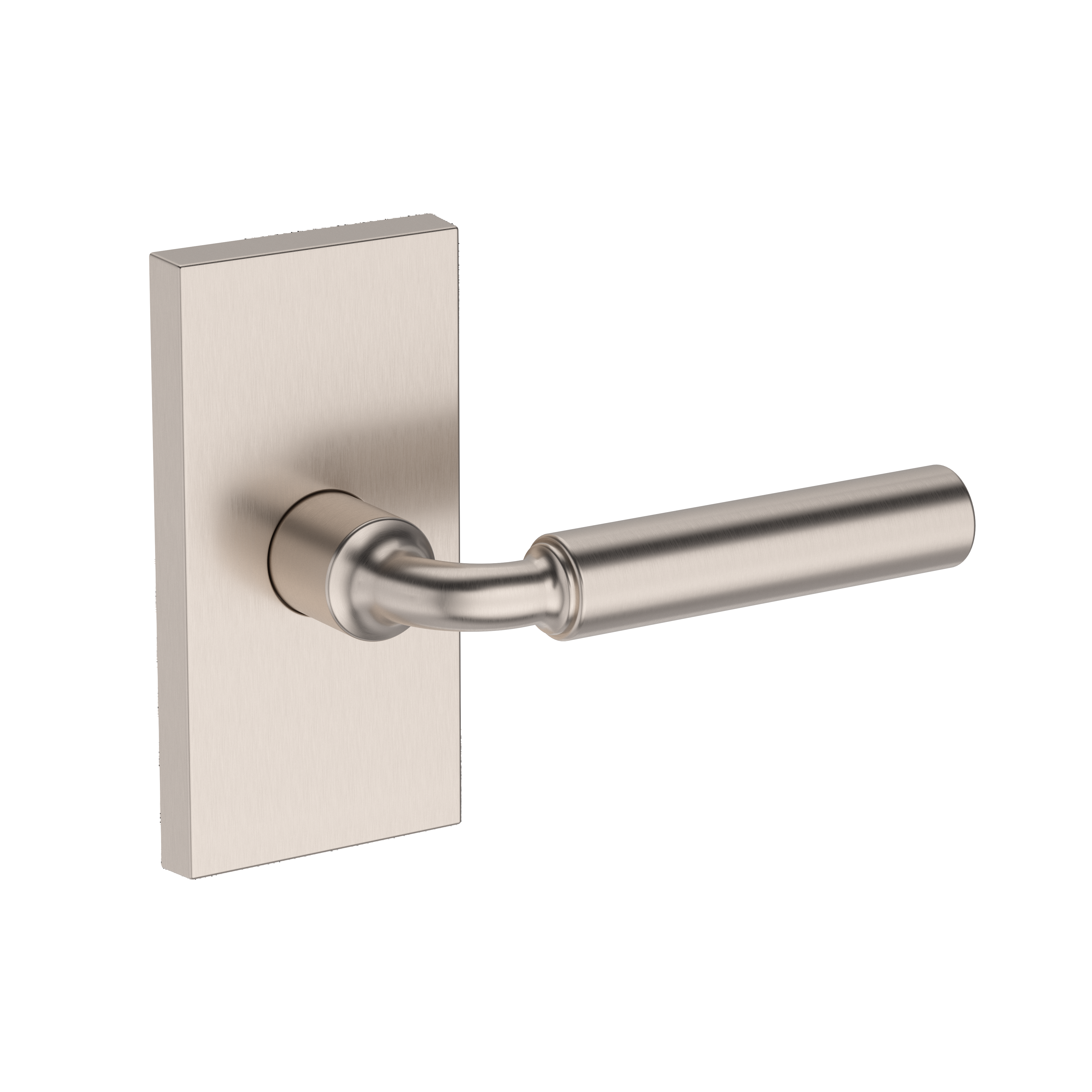 Baldwin La Conner Lever Set with Contemporary 5" Rose