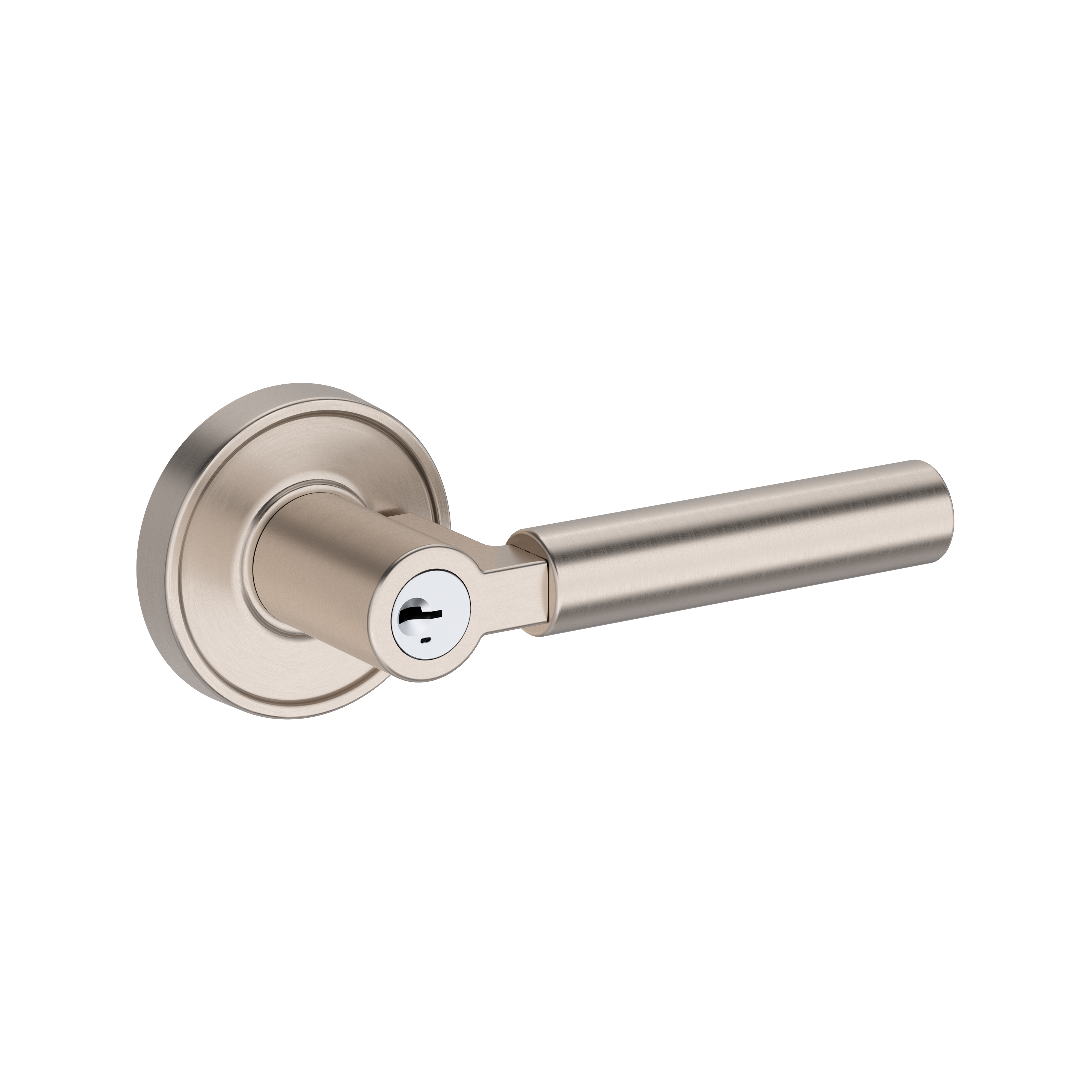 Baldwin Lake Forest Lever Set with Recessed Round Rose