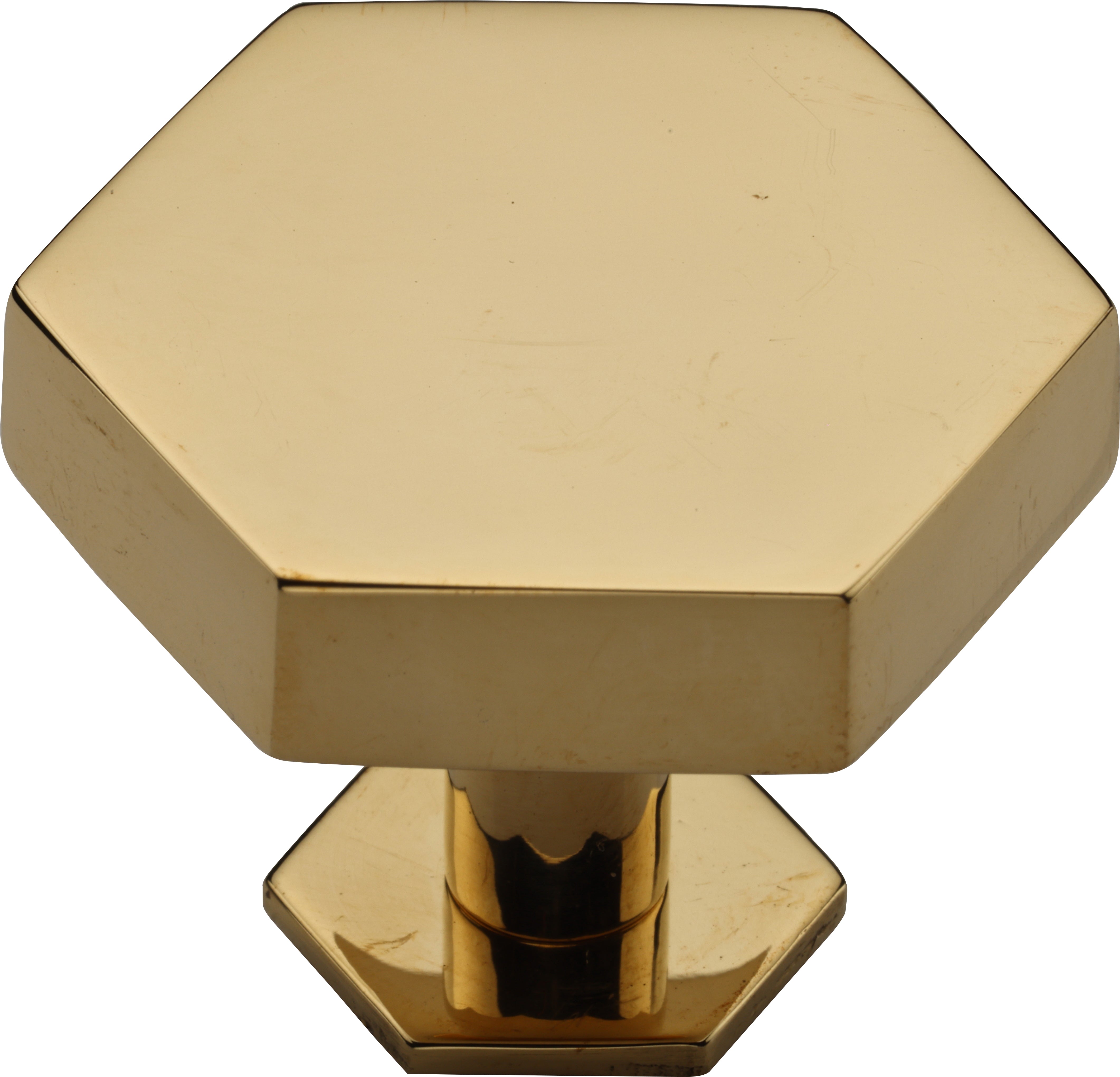Ashley Norton Modern Hex Cabinet Knob with Rosette