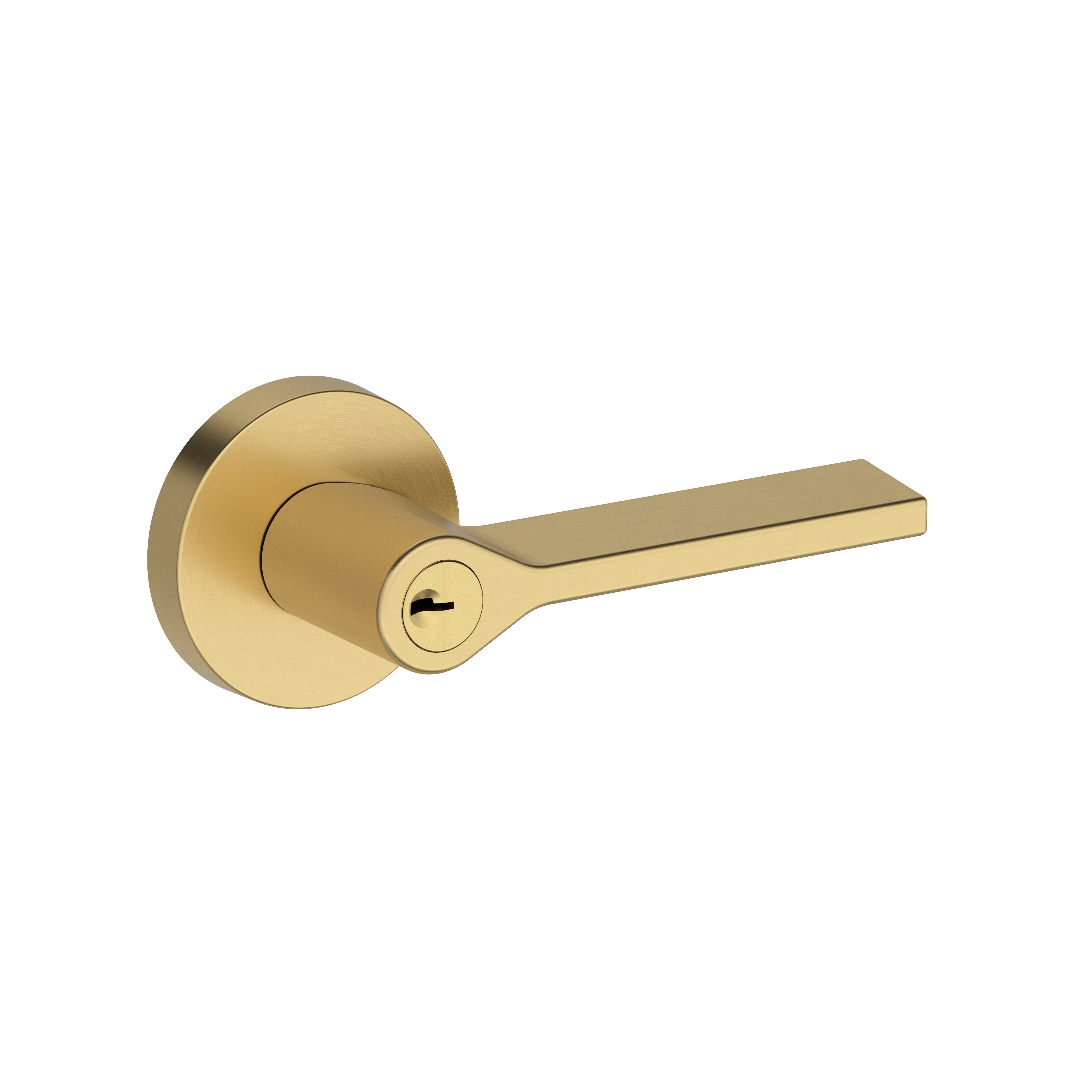Baldwin Anaheim Hills Lever Set with Contemporary Round Rose