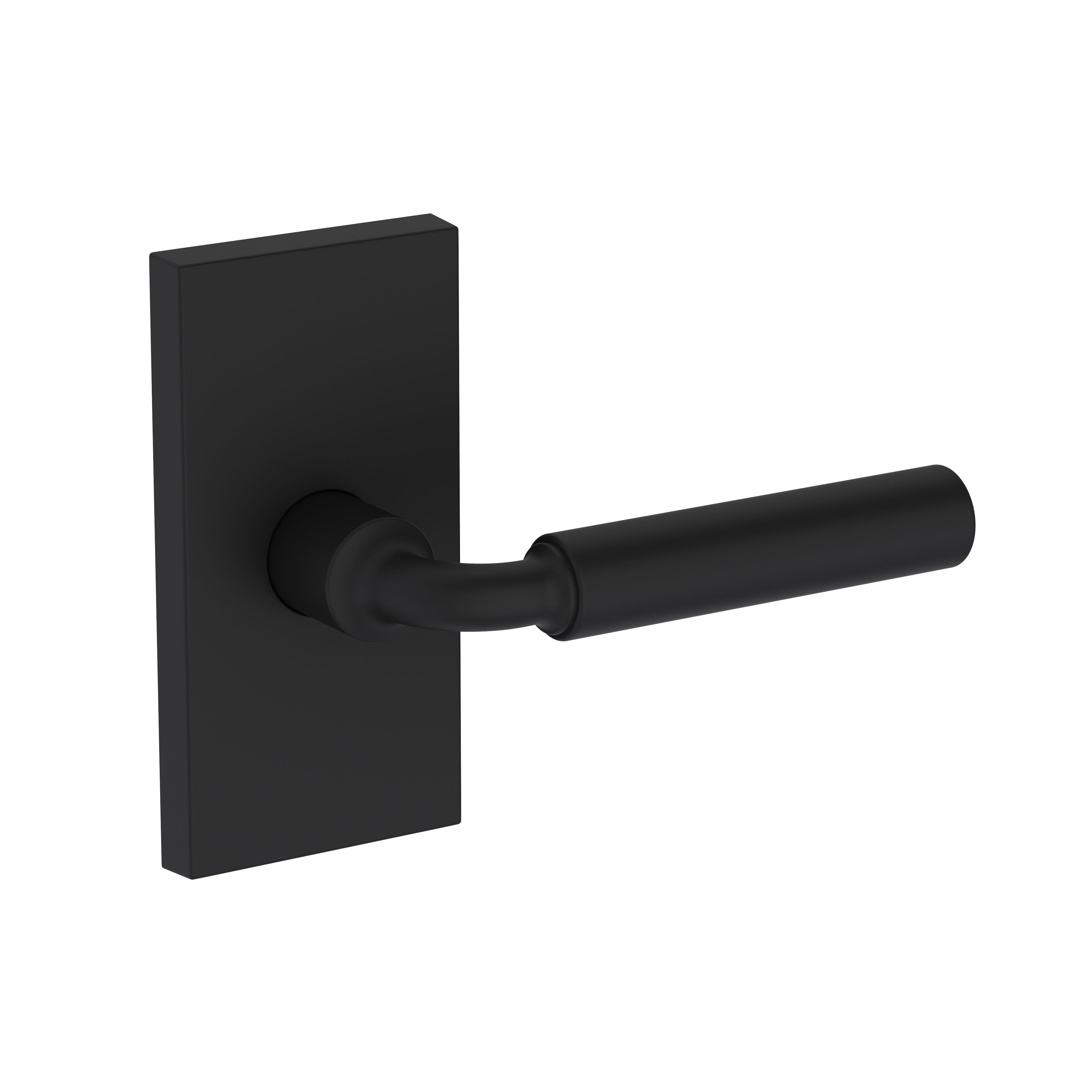 Baldwin La Conner Lever Set with Contemporary 5" Rose