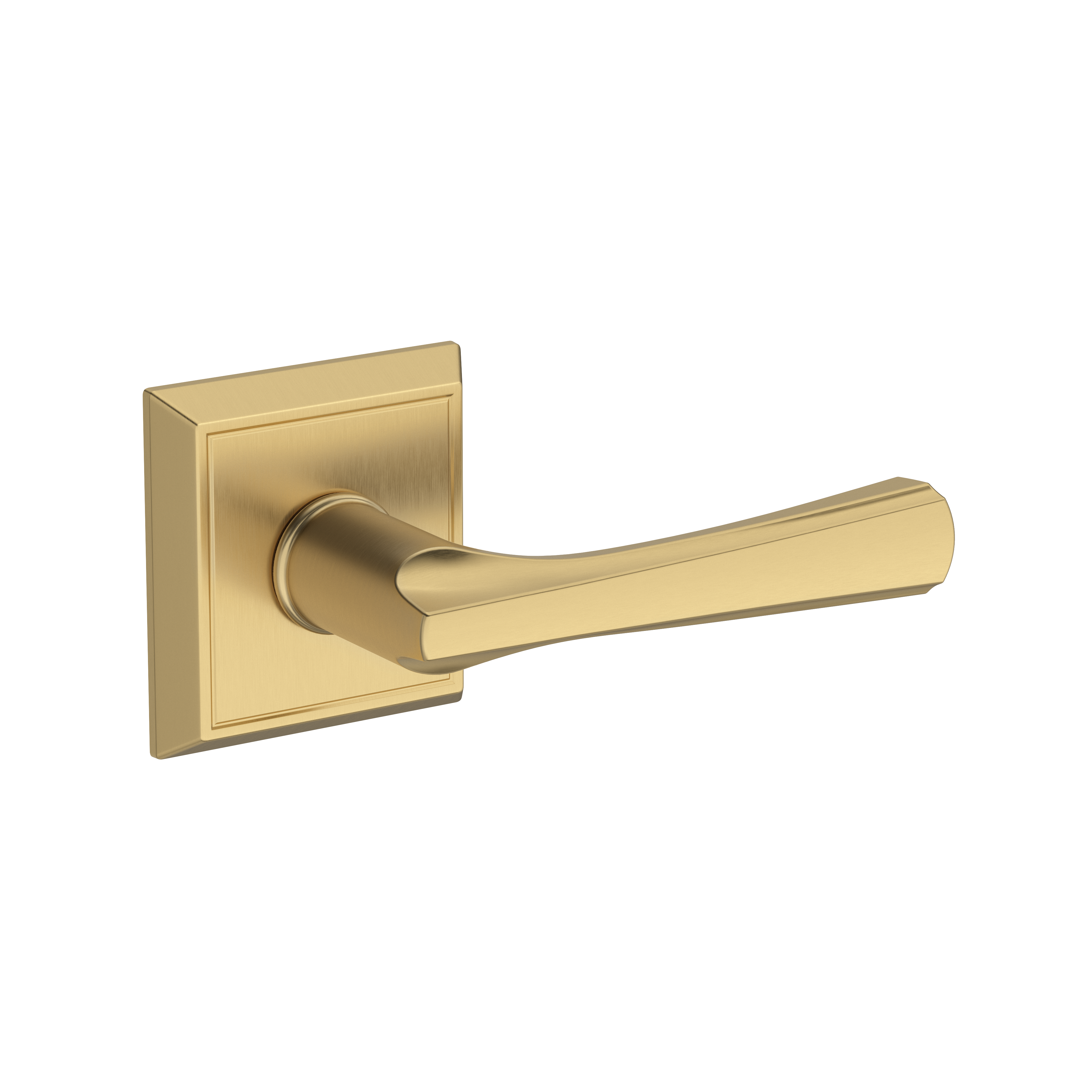 Baldwin Wyndcliff Lever Set with Chamfered Square Rose