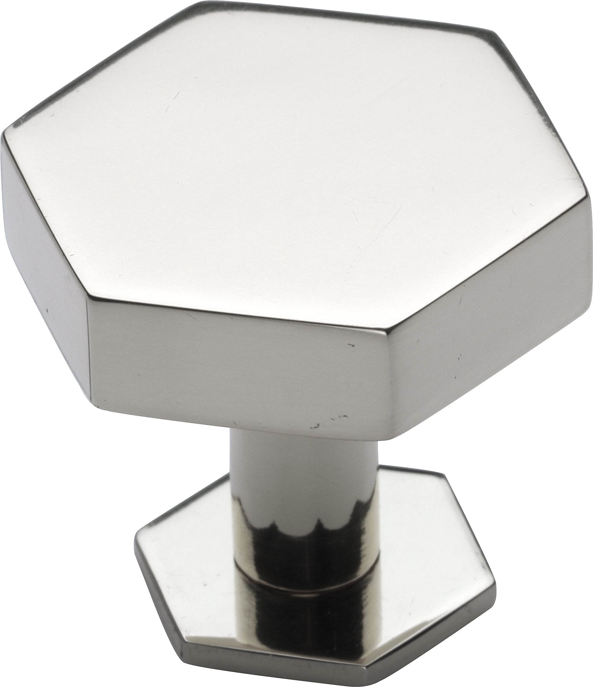 Ashley Norton Modern Hex Cabinet Knob with Rosette