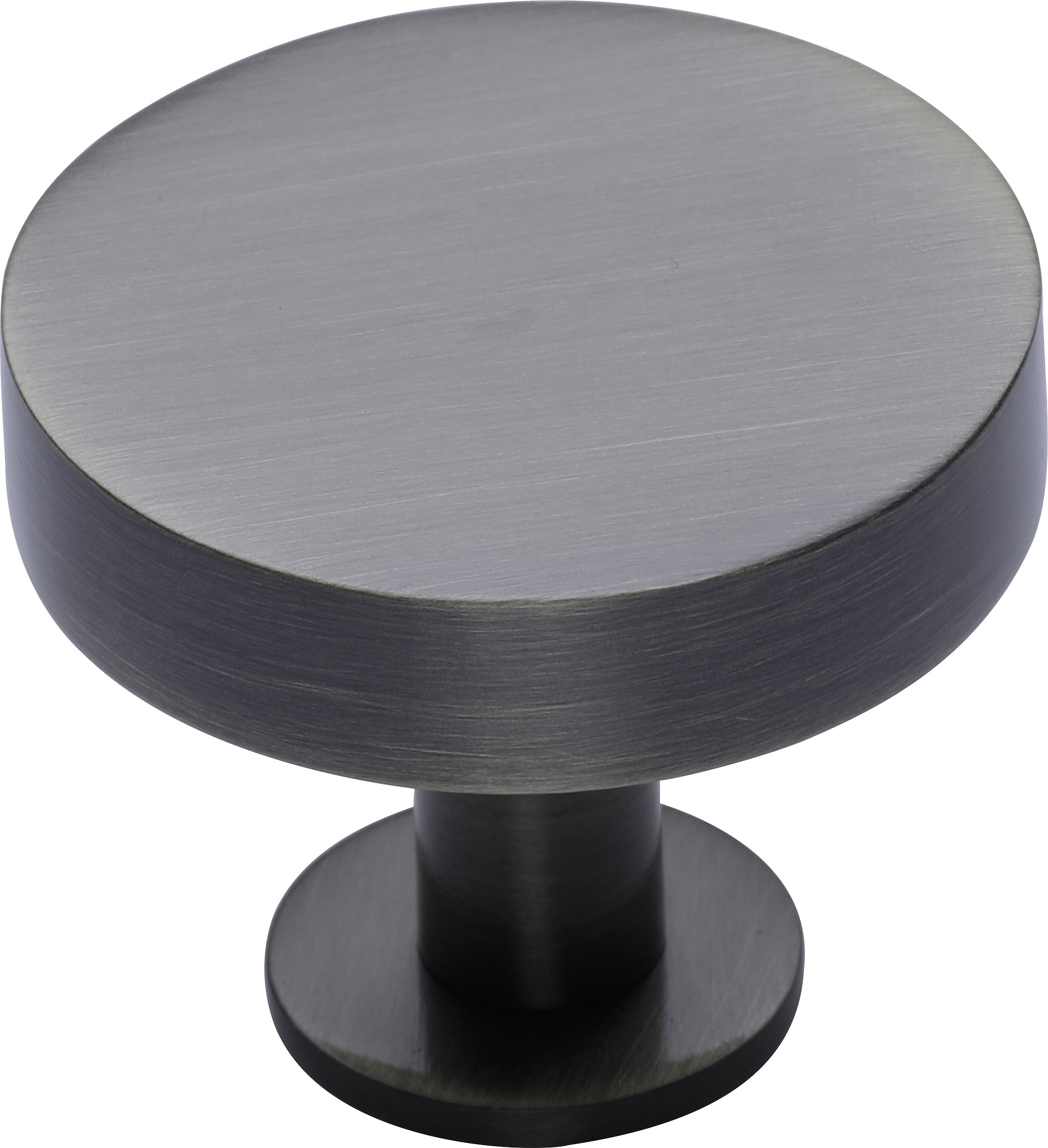 Ashley Norton Knurled Disc Cabinet Knob with Rosette
