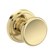 Baldwin Solvang Knob Set with Stepped Round Rose