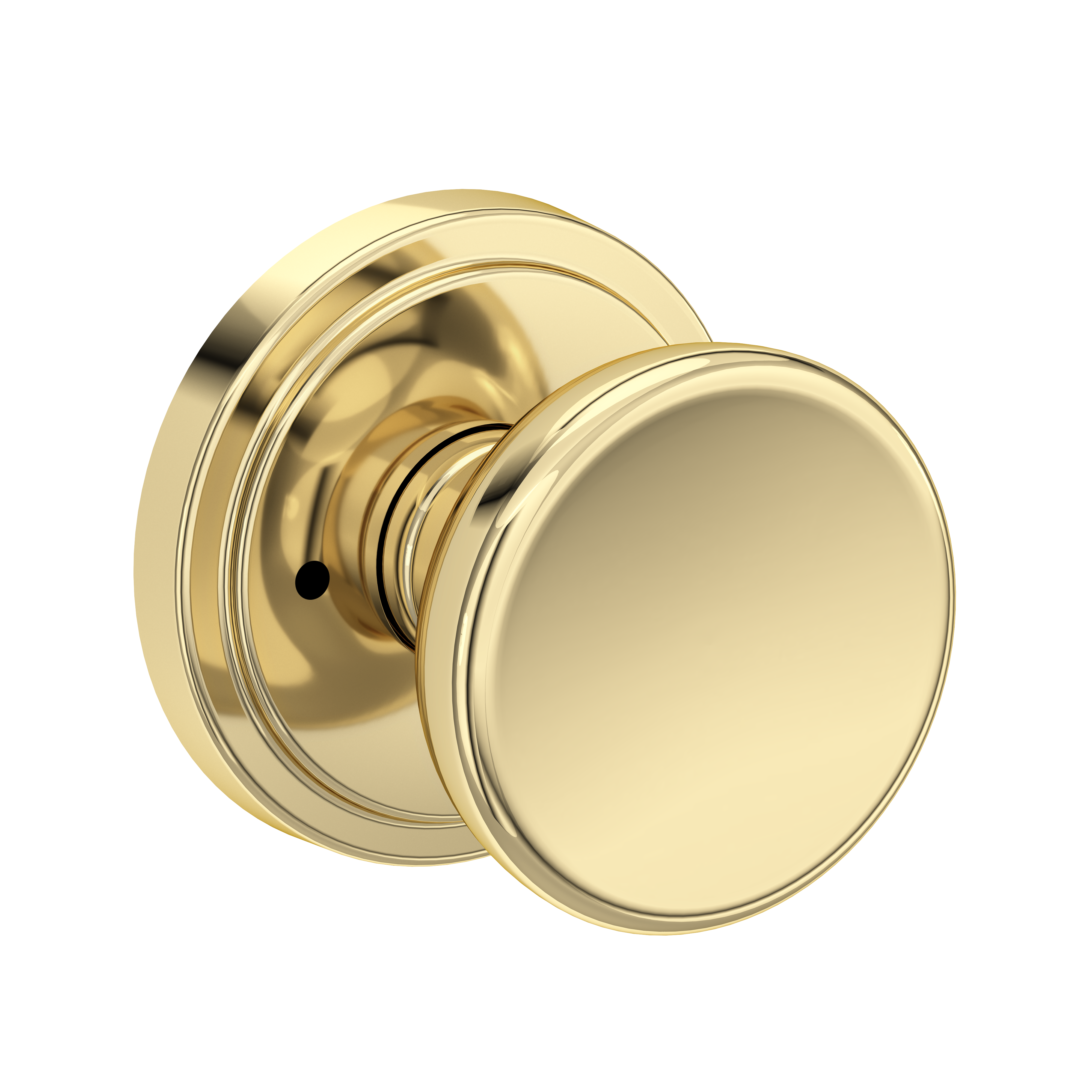 Baldwin Solvang Knob Set with Stepped Round Rose