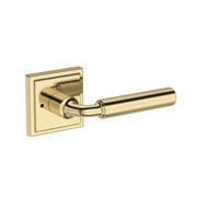 Baldwin La Conner Lever Set with Stepped Square Rose