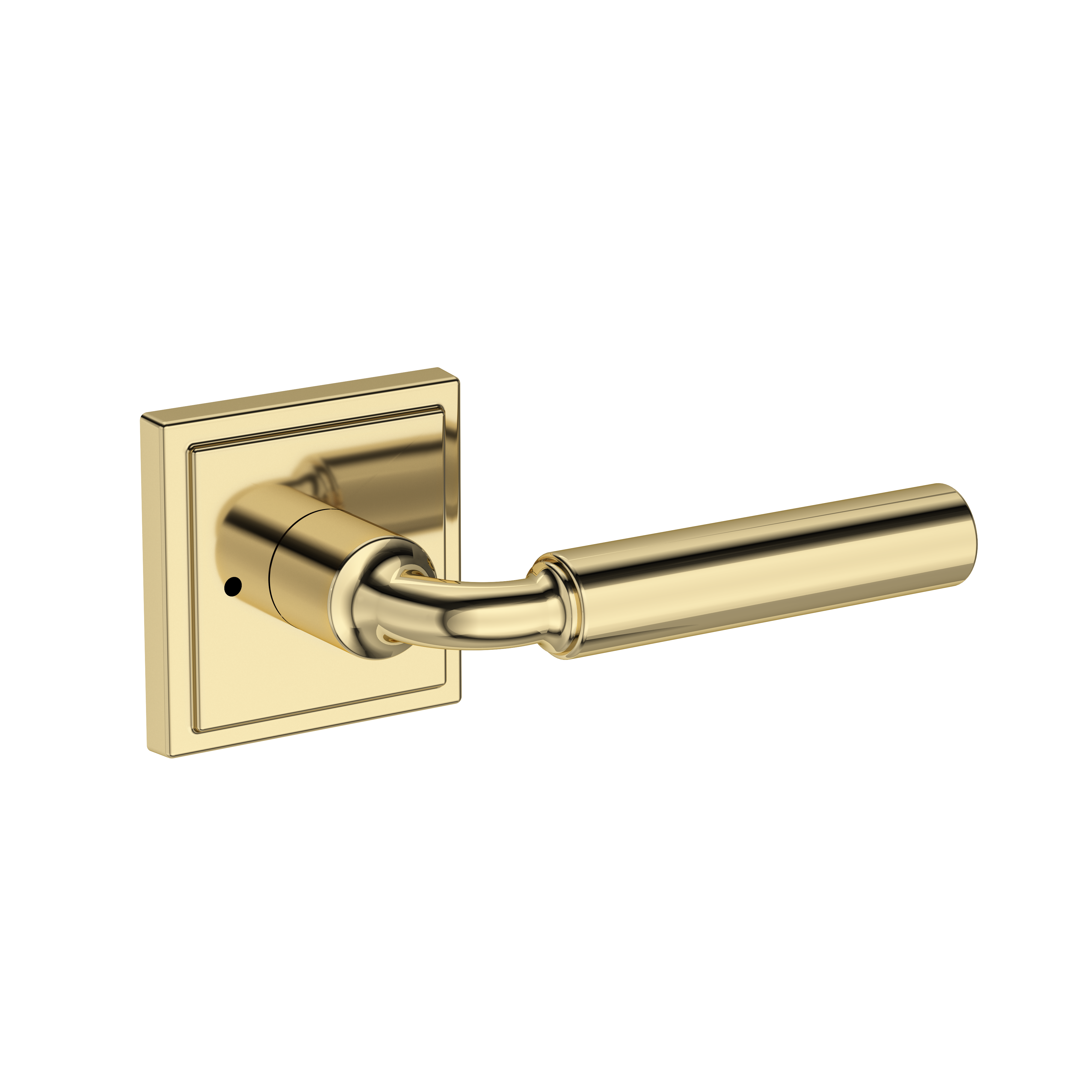 Baldwin La Conner Lever Set with Stepped Square Rose