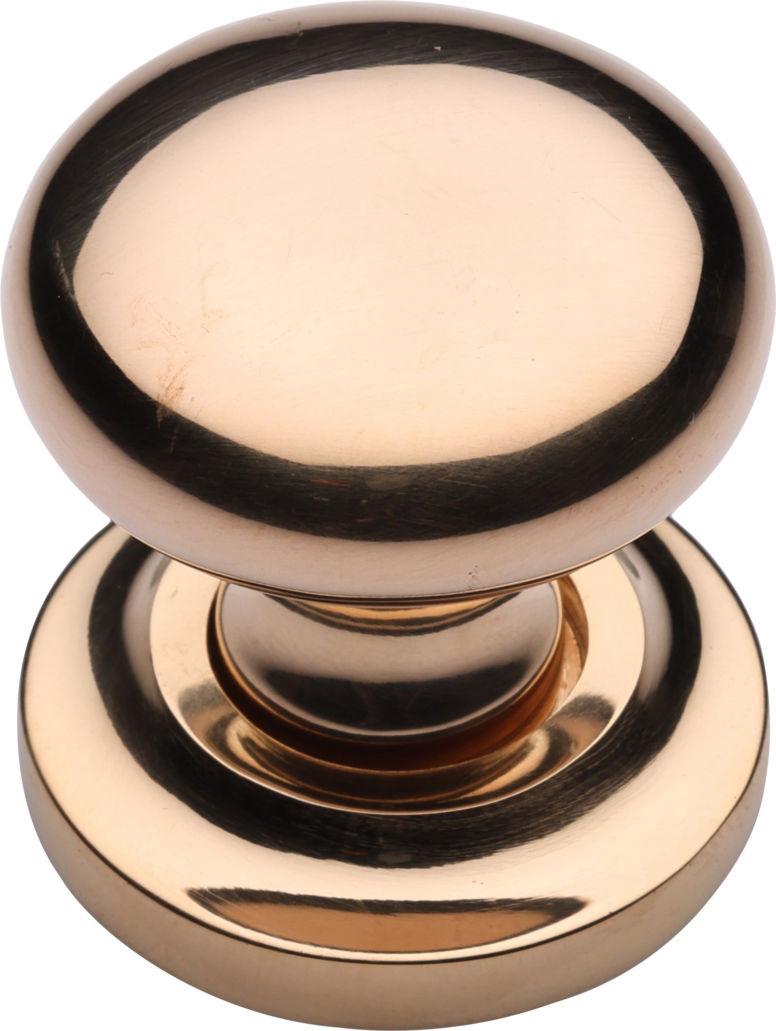 Ashley Norton Round Cabinet Knob on Rose