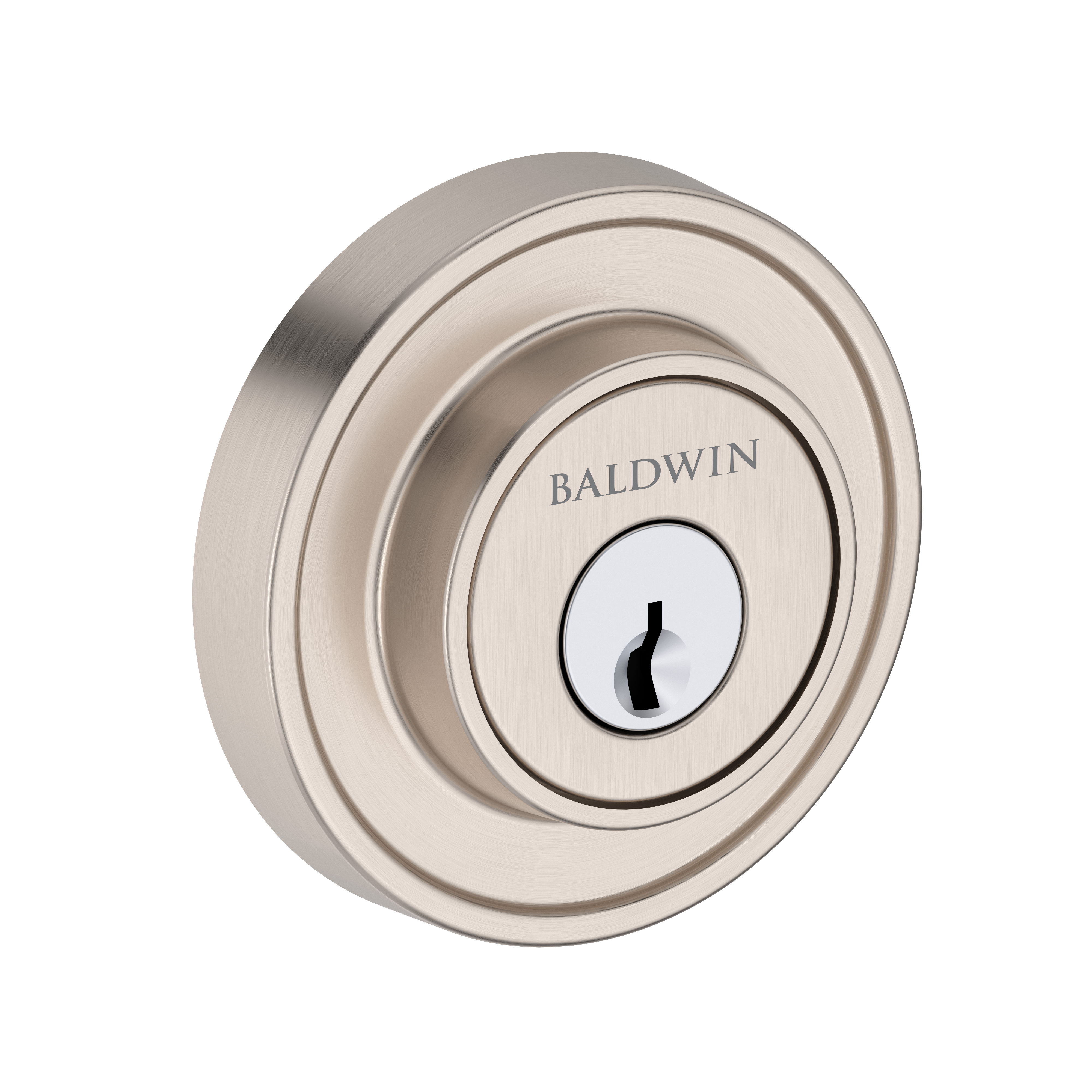 Baldwin Recessed Round Single Cylinder Deadbolt
