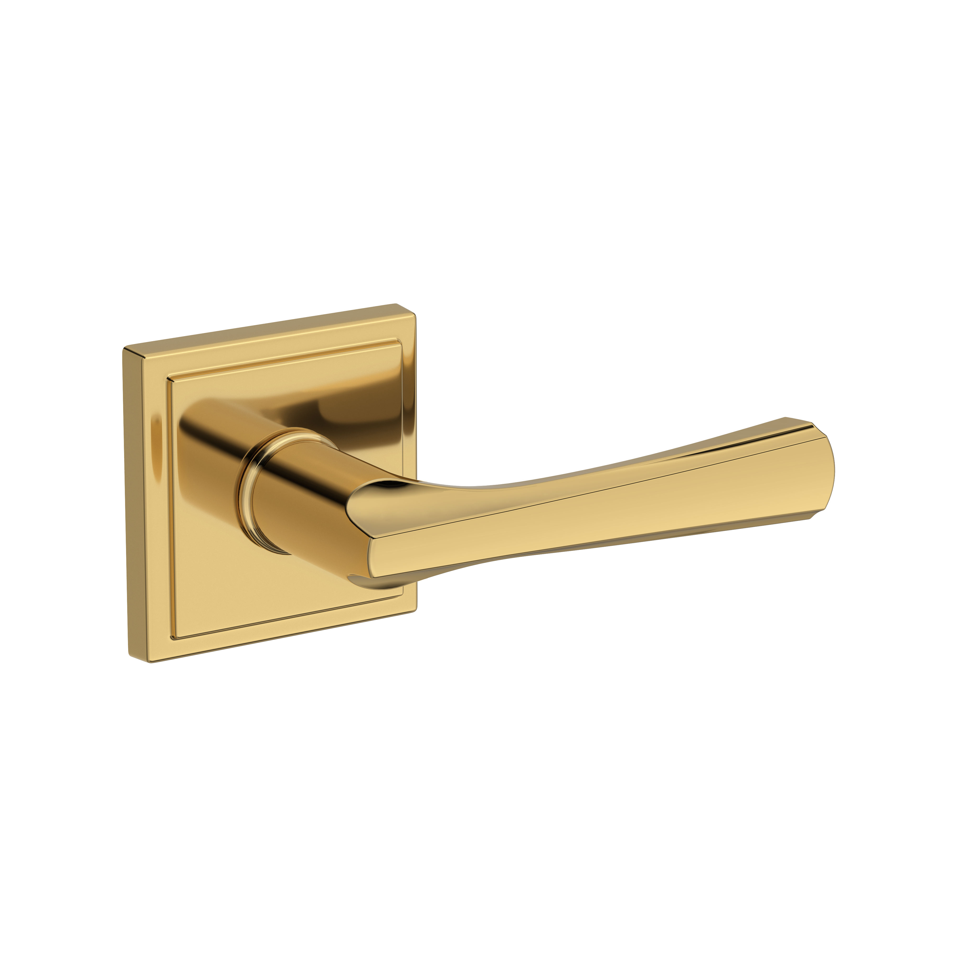 Baldwin Wyndcliff Lever Set with Stepped Square Rose