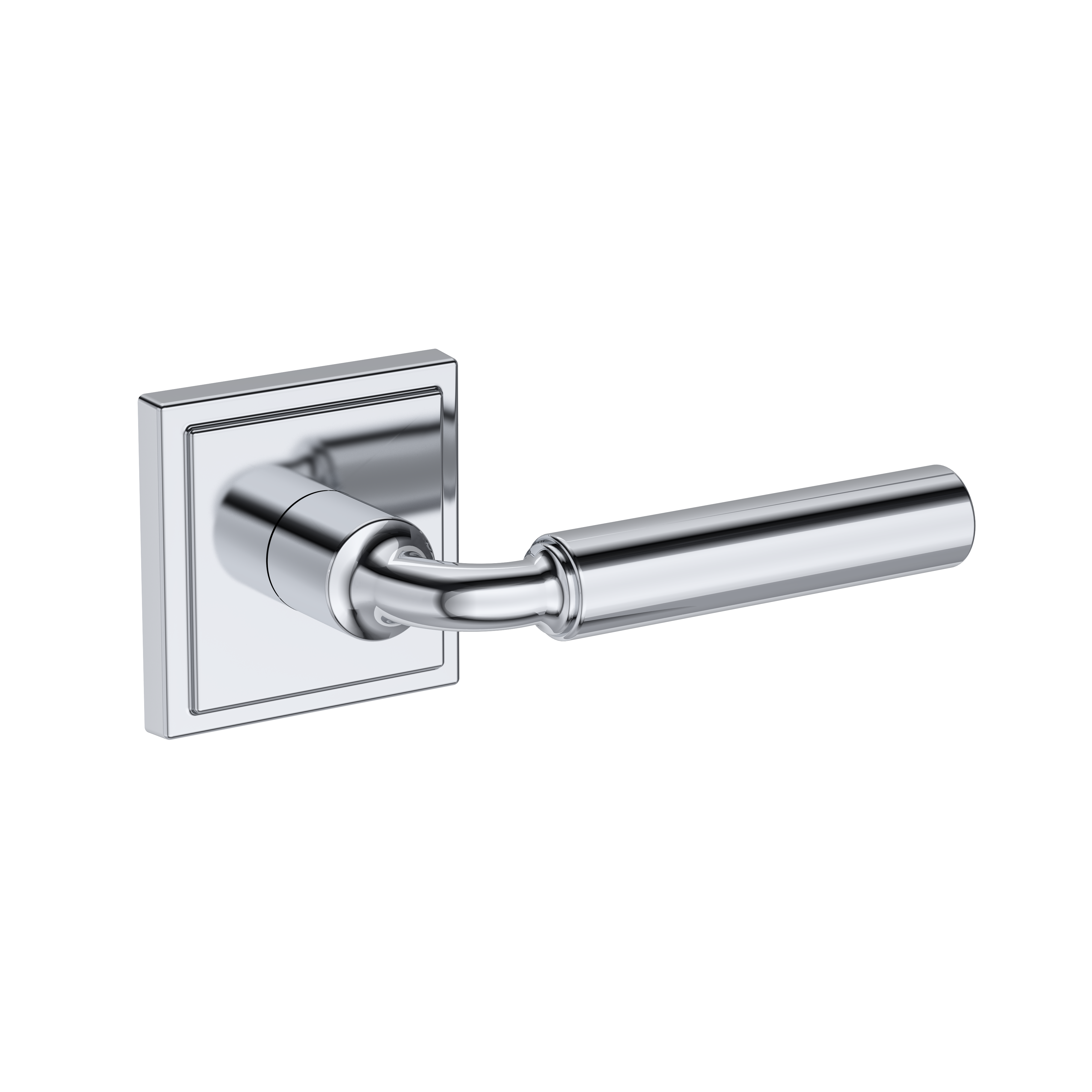 Baldwin La Conner Lever Set with Stepped Square Rose