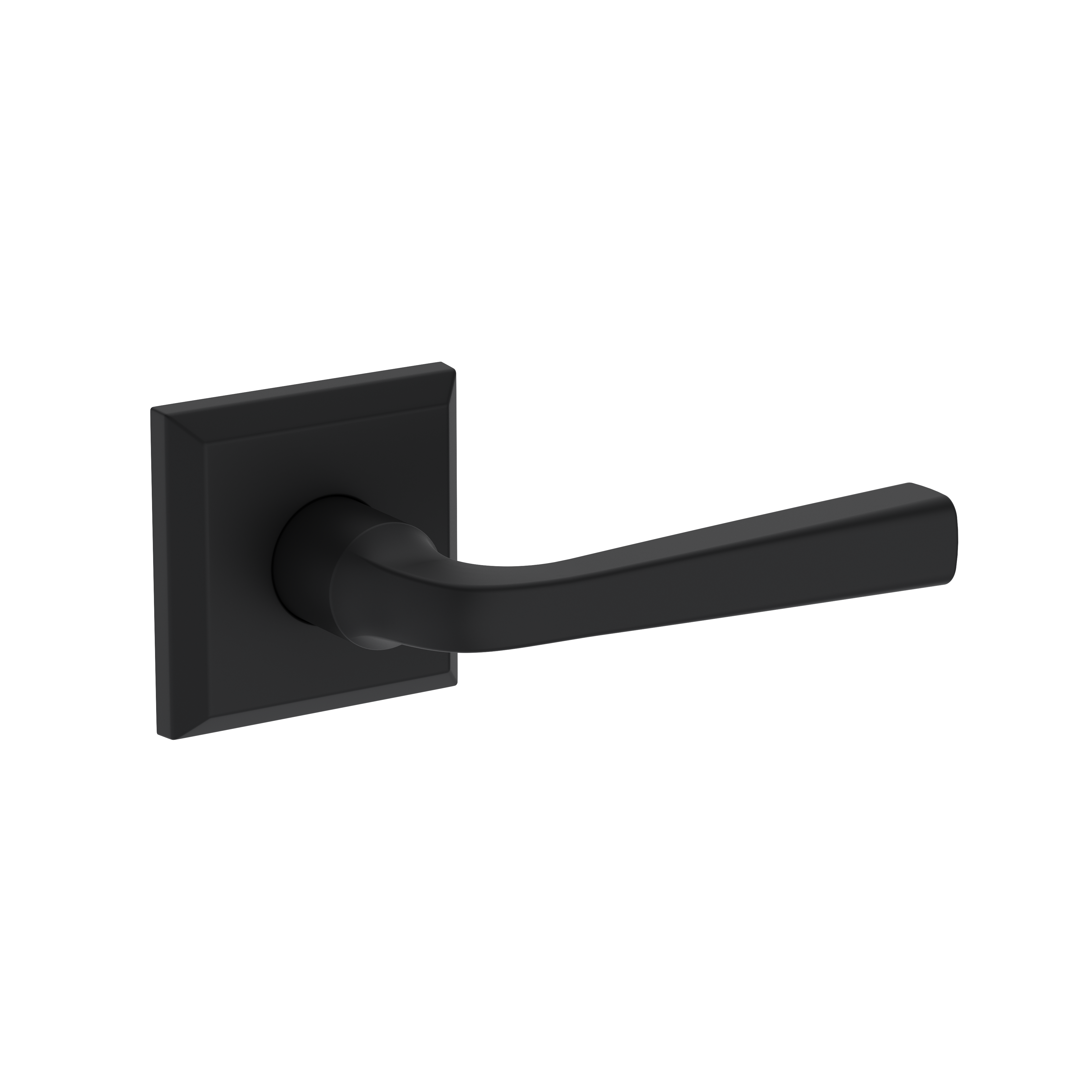 Baldwin Kingvale Lever Set with Traditional Square Rose