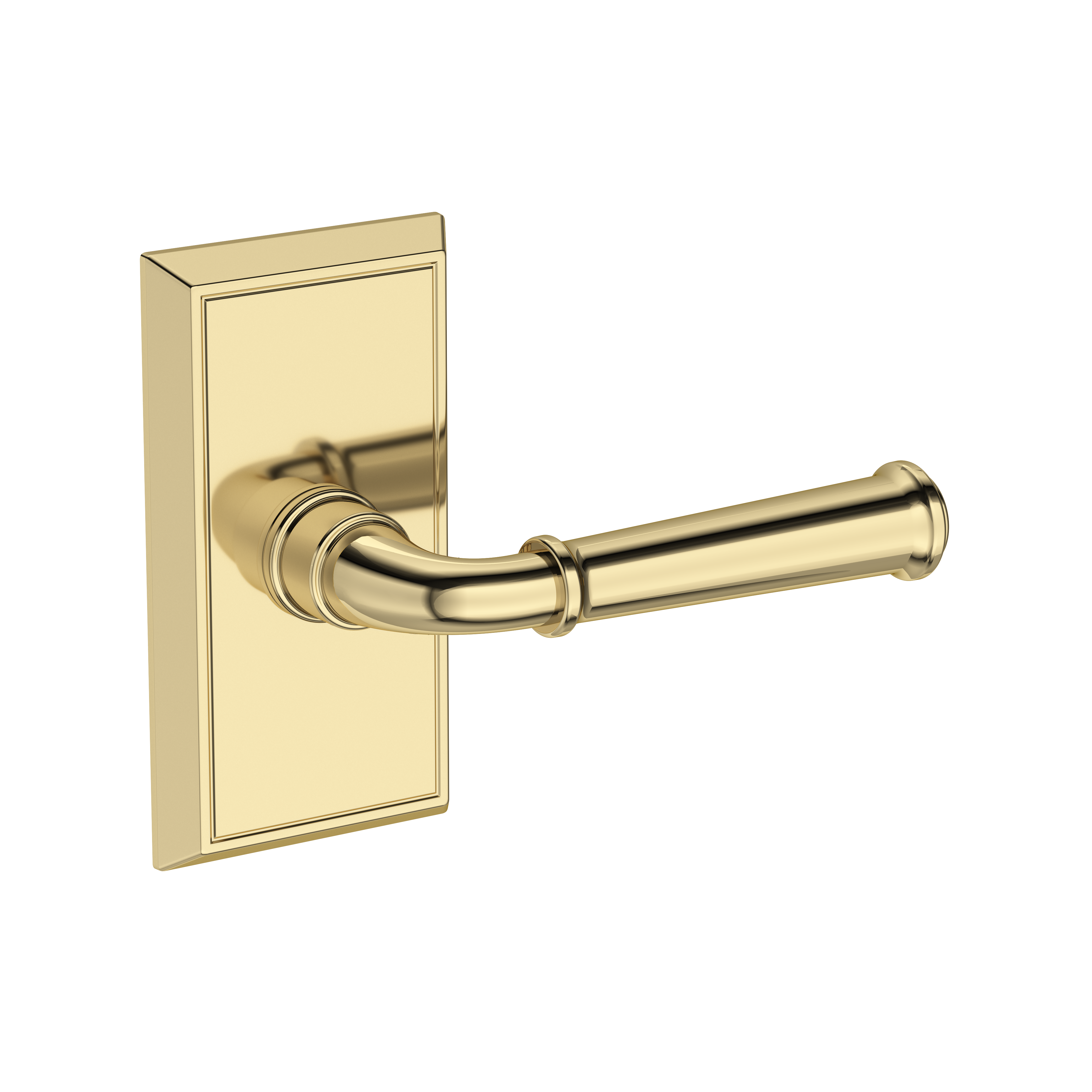 Baldwin Dunsmoor Lever Set with Chamfered 5" Rose