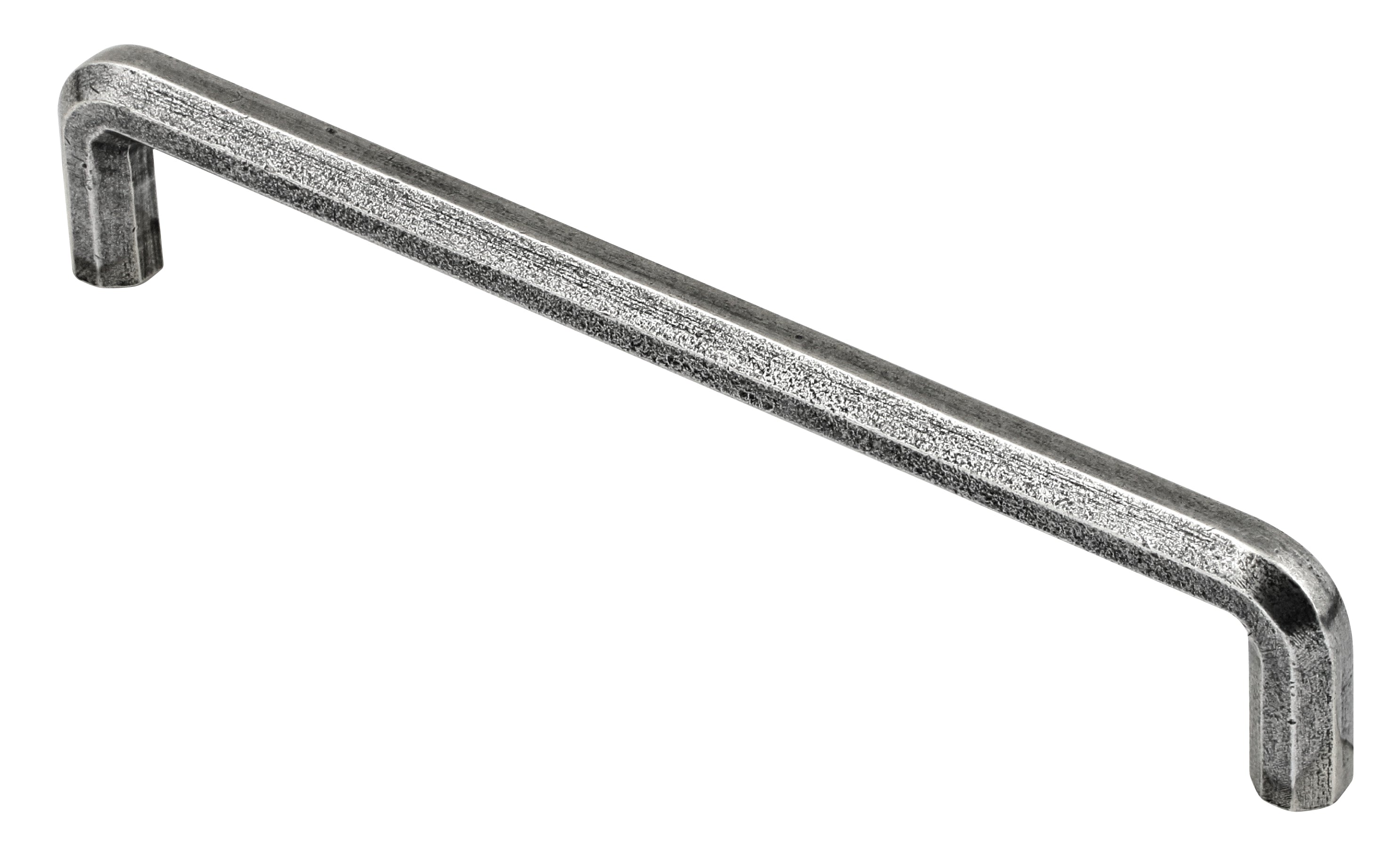 Manzoni Asher Octagonal Pewter Cabinet Pull