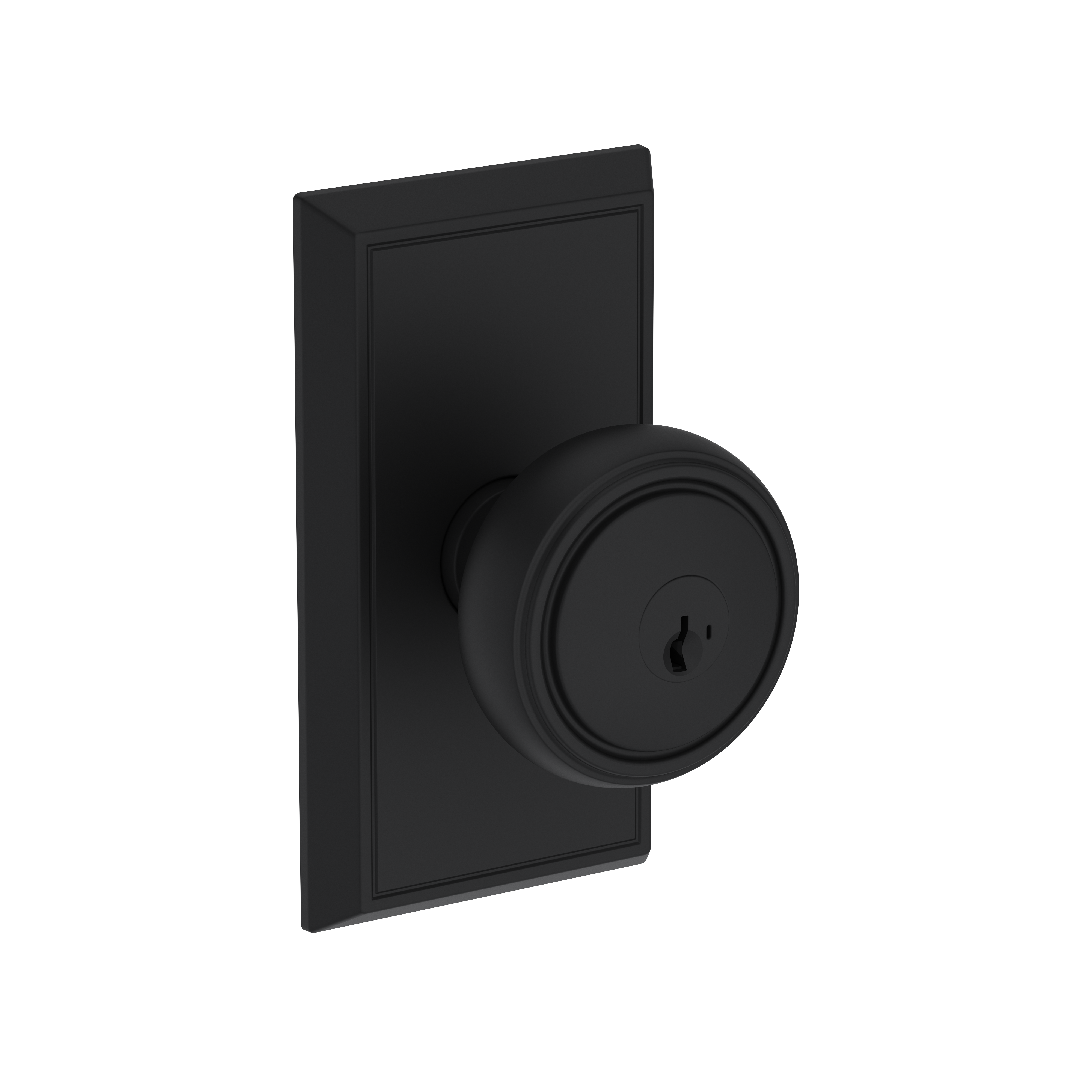 Baldwin Bremerton Knob Set with Chamfered 5" Rose