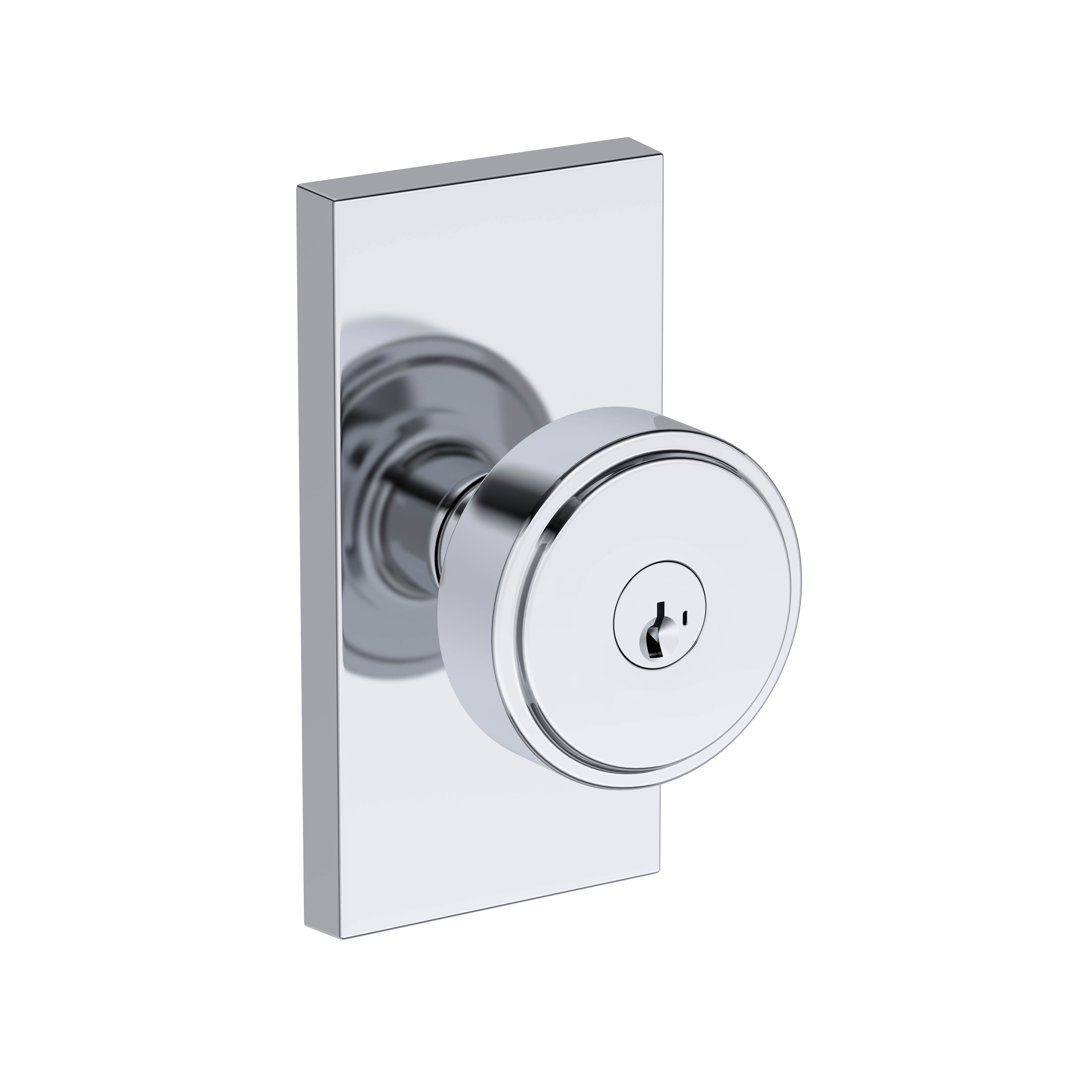 Baldwin Vashon Knob Set with Contemporary 5" Rose