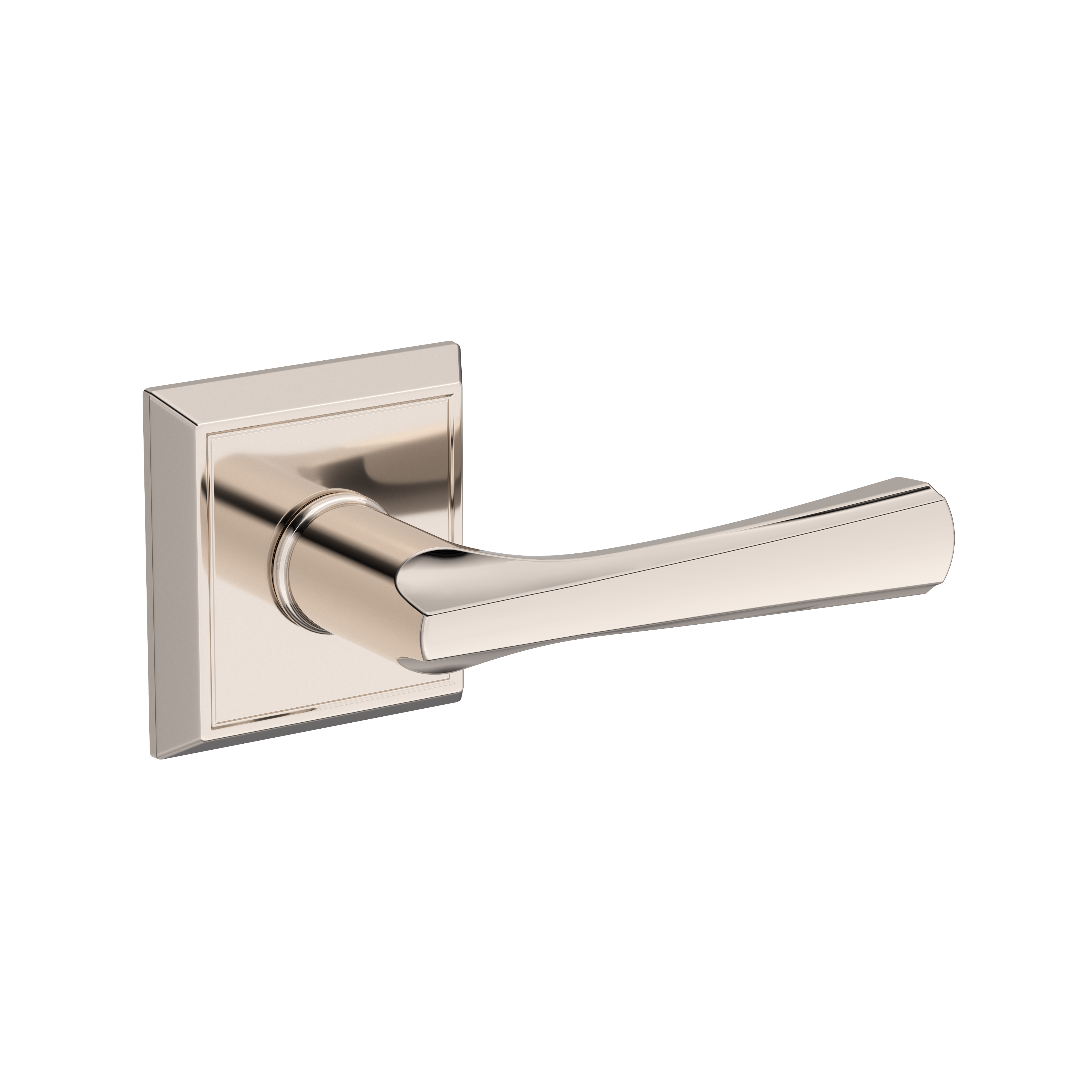 Baldwin Wyndcliff Lever Set with Chamfered Square Rose