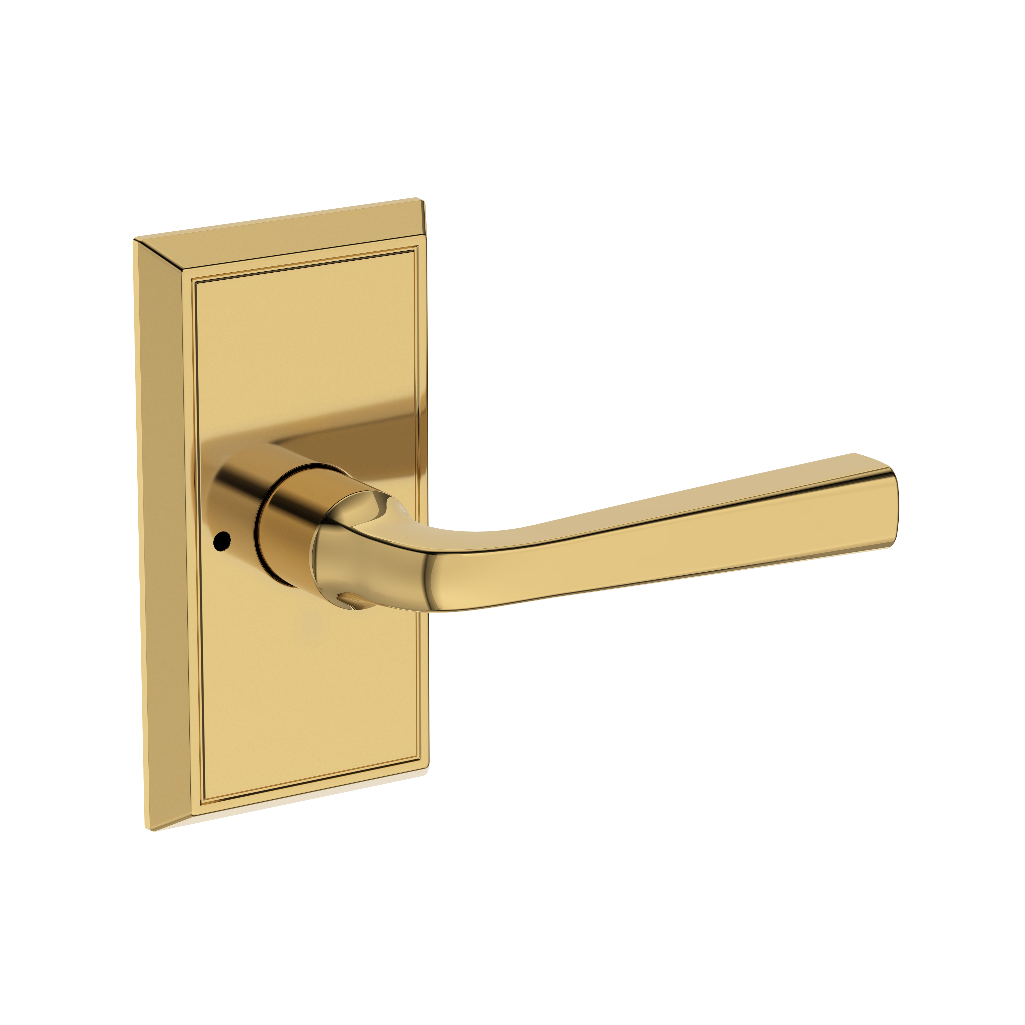 Baldwin Kingvale Lever Set with Chamfered 5" Rose