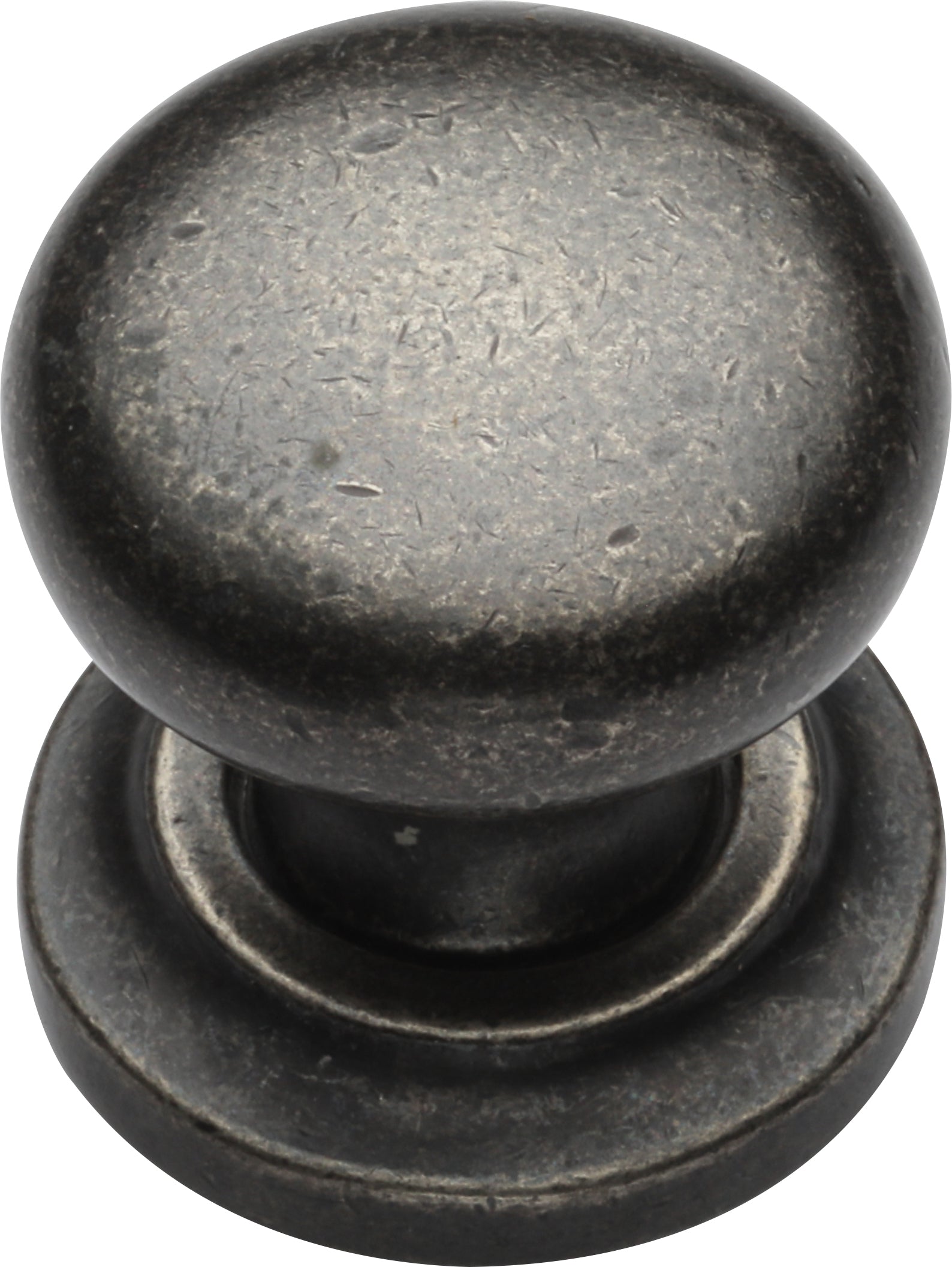 Ashley Norton Bronze Round Cabinet Knob on Rose