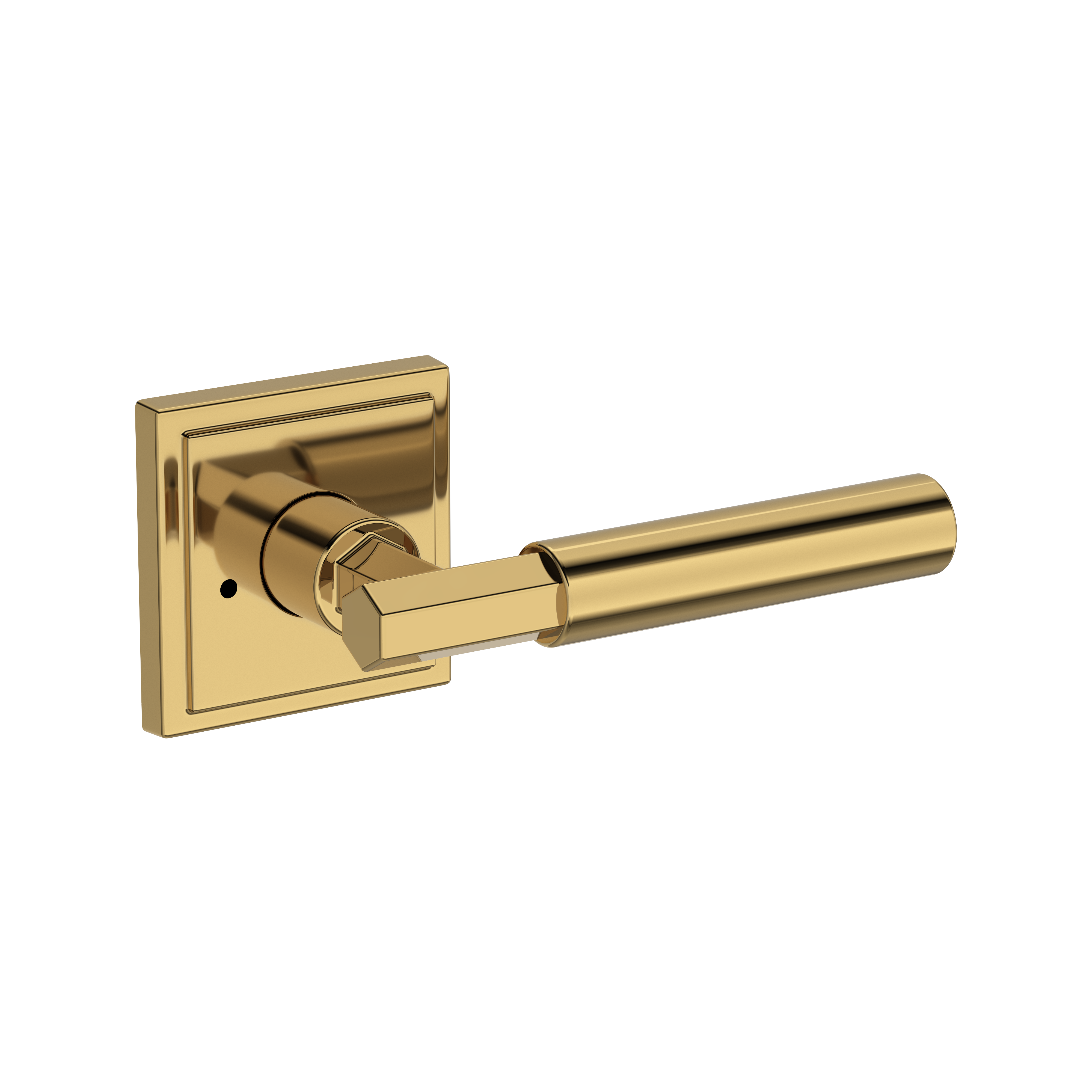 Baldwin Riddling Lever Set with Stepped Square Rose