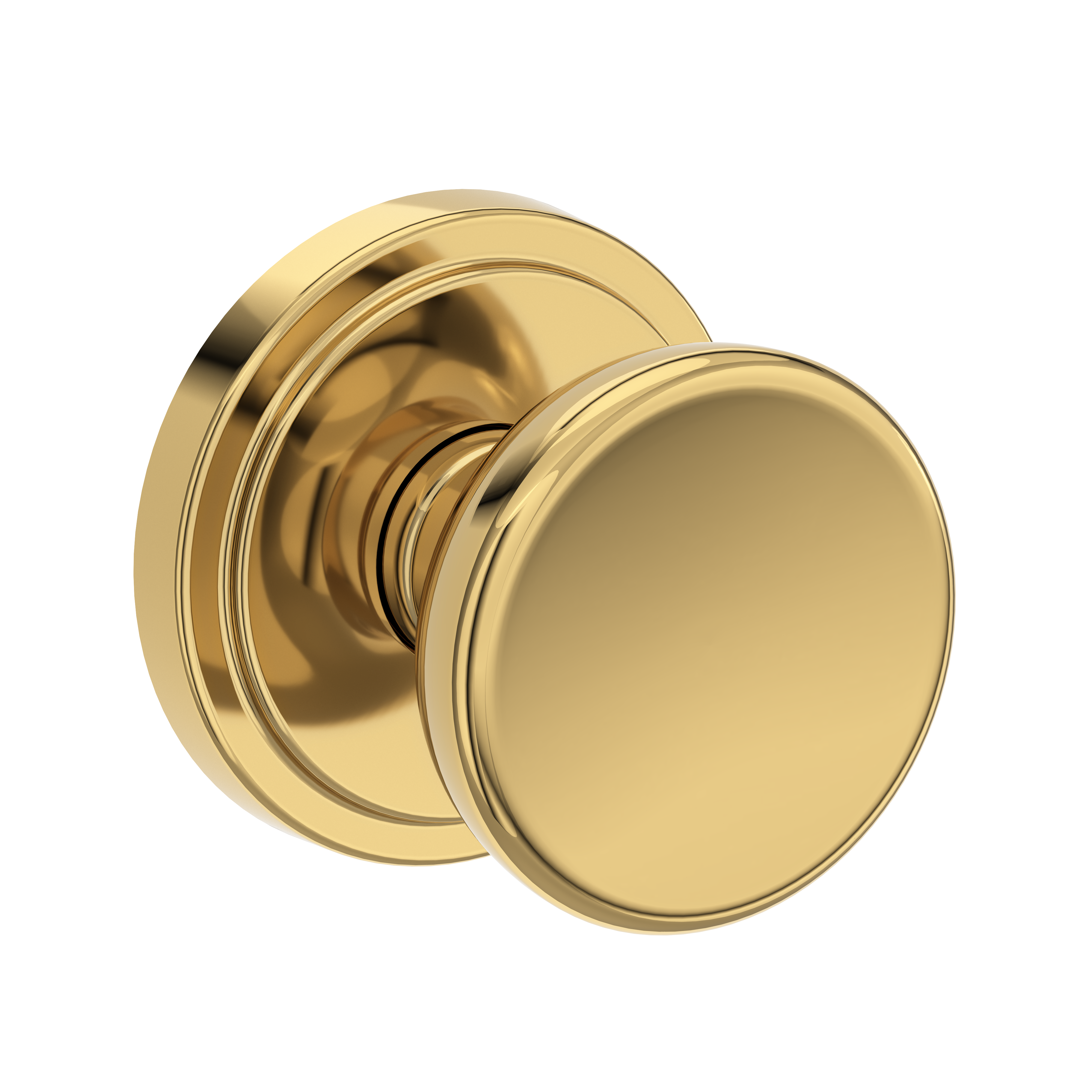 Baldwin Solvang Knob Set with Stepped Round Rose