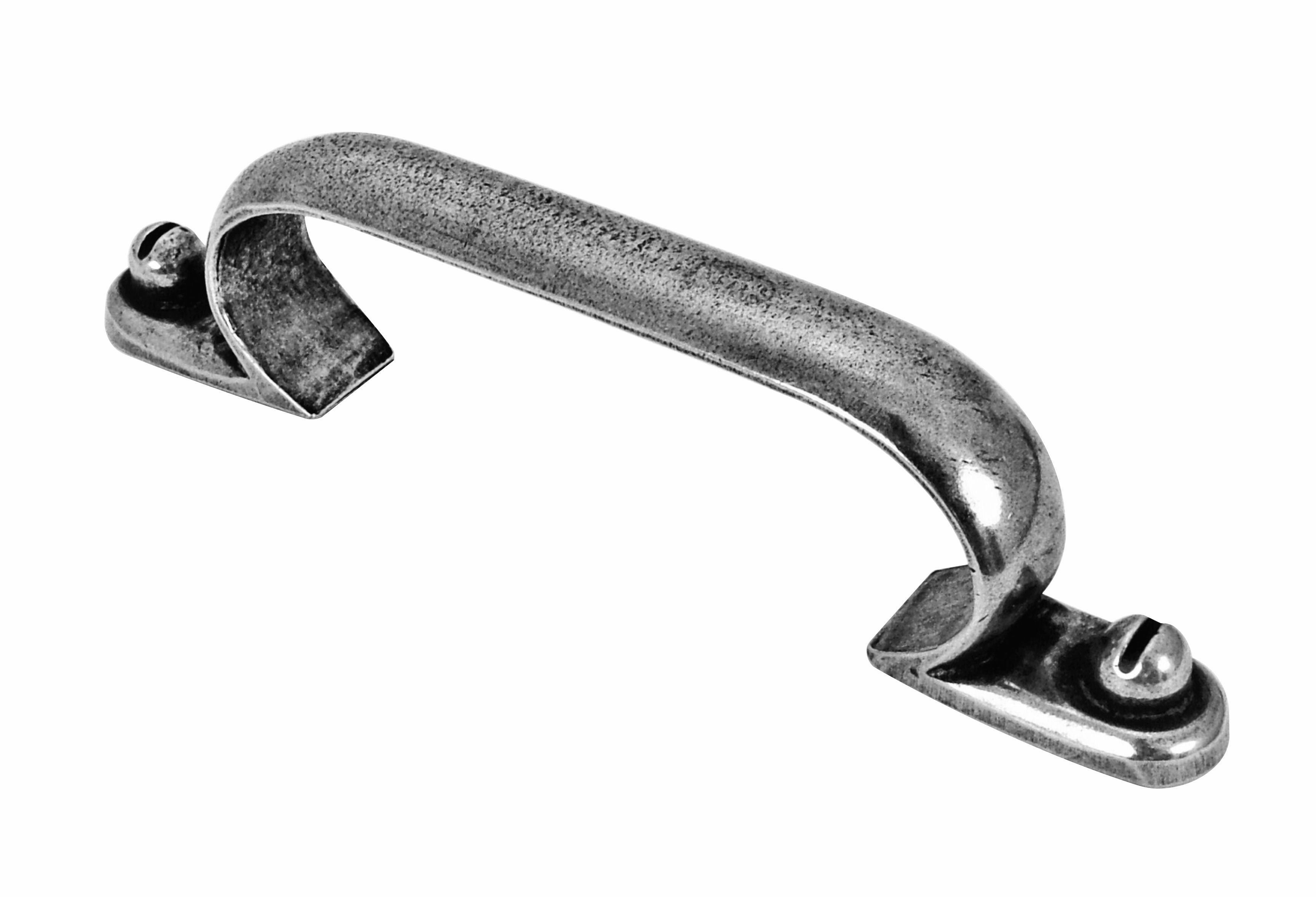 Manzoni Felling Pewter Cabinet Pull