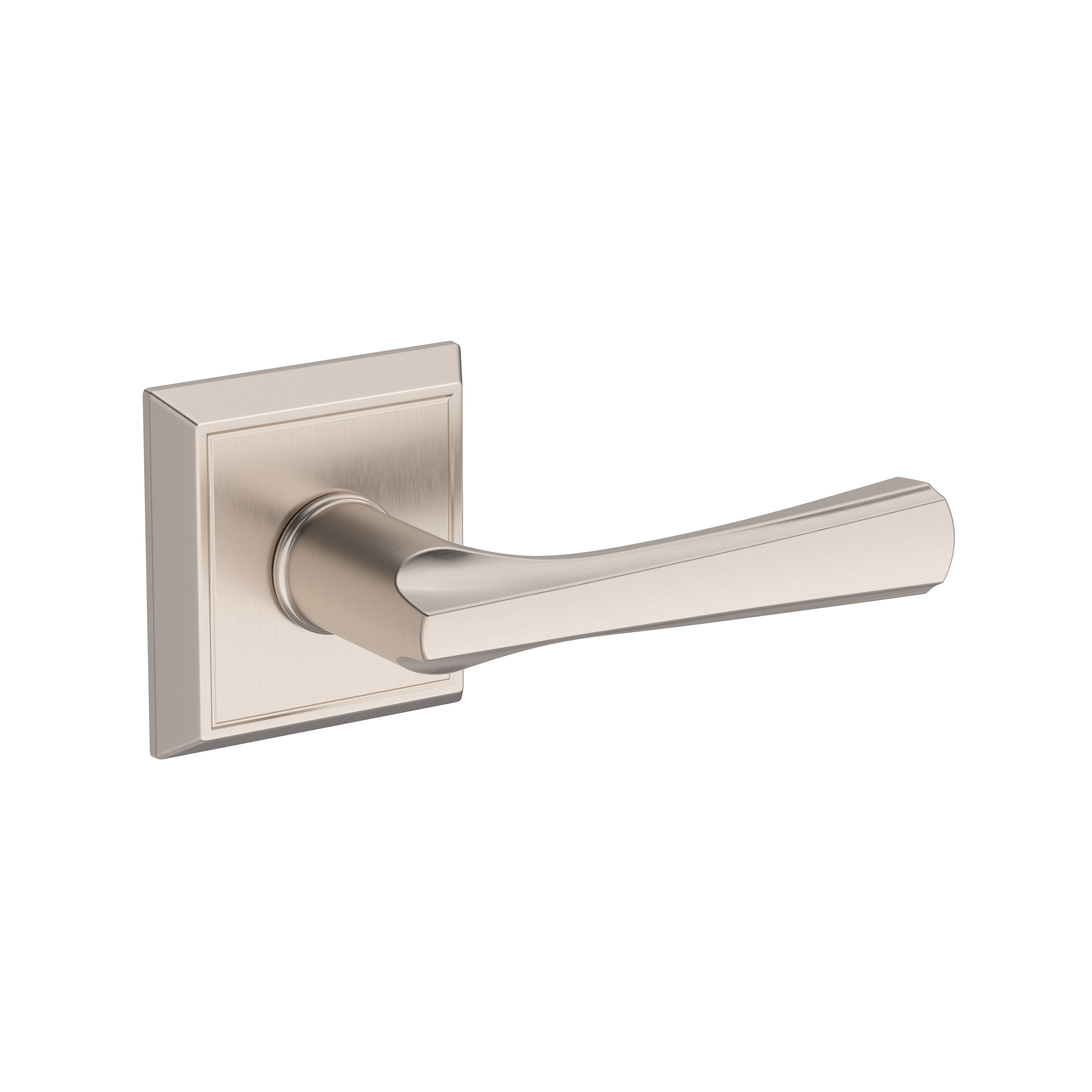 Baldwin Wyndcliff Lever Set with Chamfered Square Rose