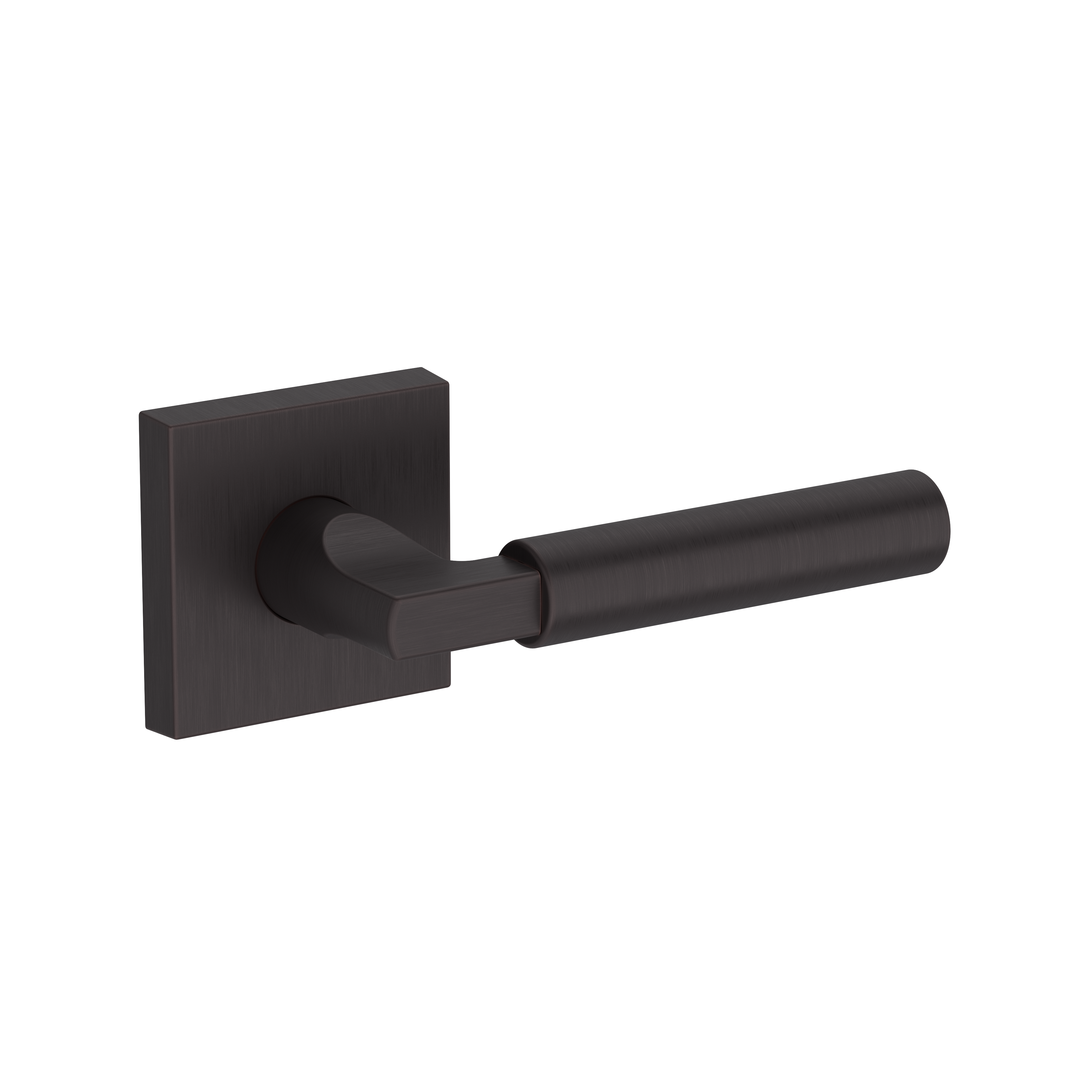 Baldwin Lake Forest Lever Set with Contemporary Square Rose