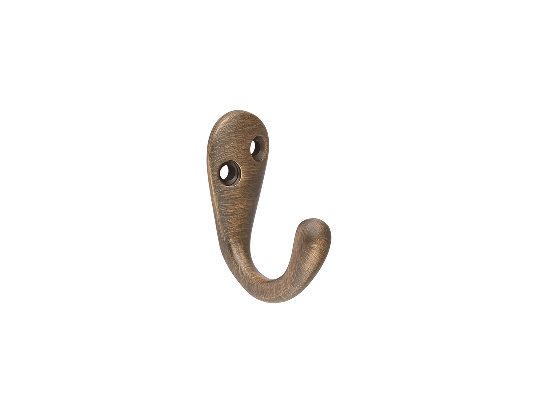 0783 Wardrobe Hook by Armac Martin - 63.5mm - Satin Nickel Plate