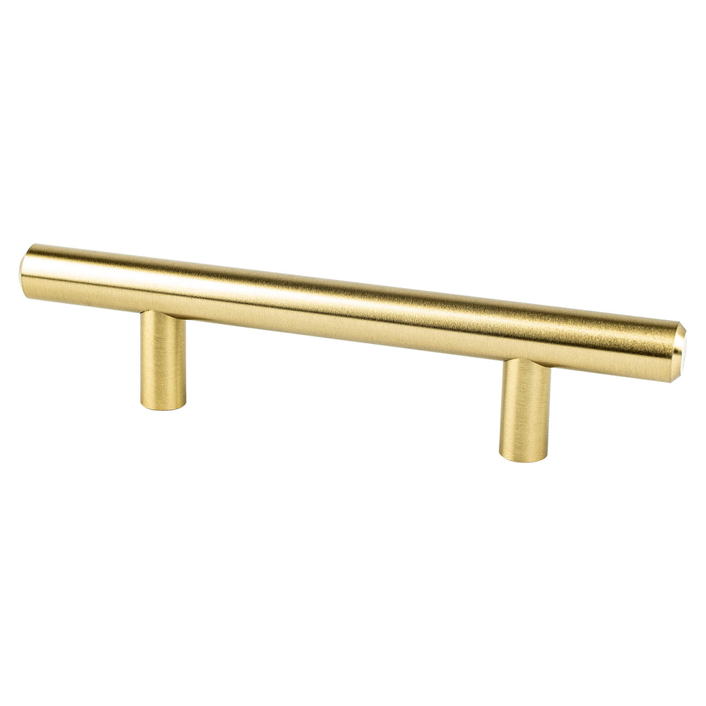 Modern Brushed Gold - 3" - Tempo Pull by Berenson - New York Hardware