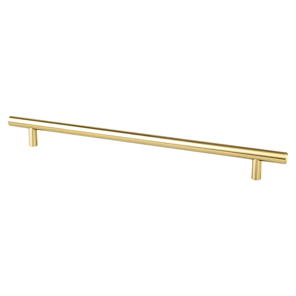 Modern Brushed Gold - 256mm - Tempo Pull by Berenson - New York Hardware